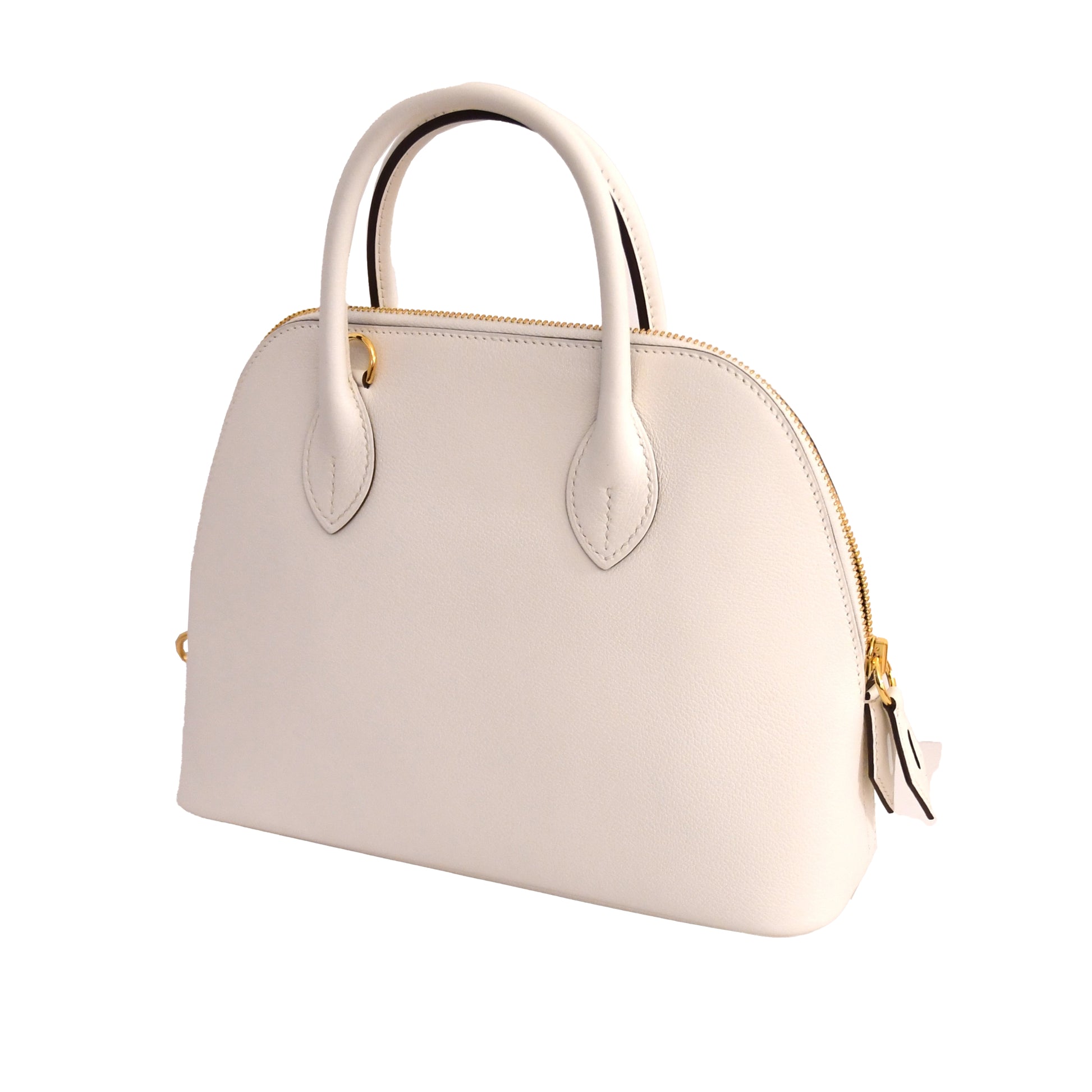 Hermes Bolide 25 Gold Hardware Nata - NOBLEMARS