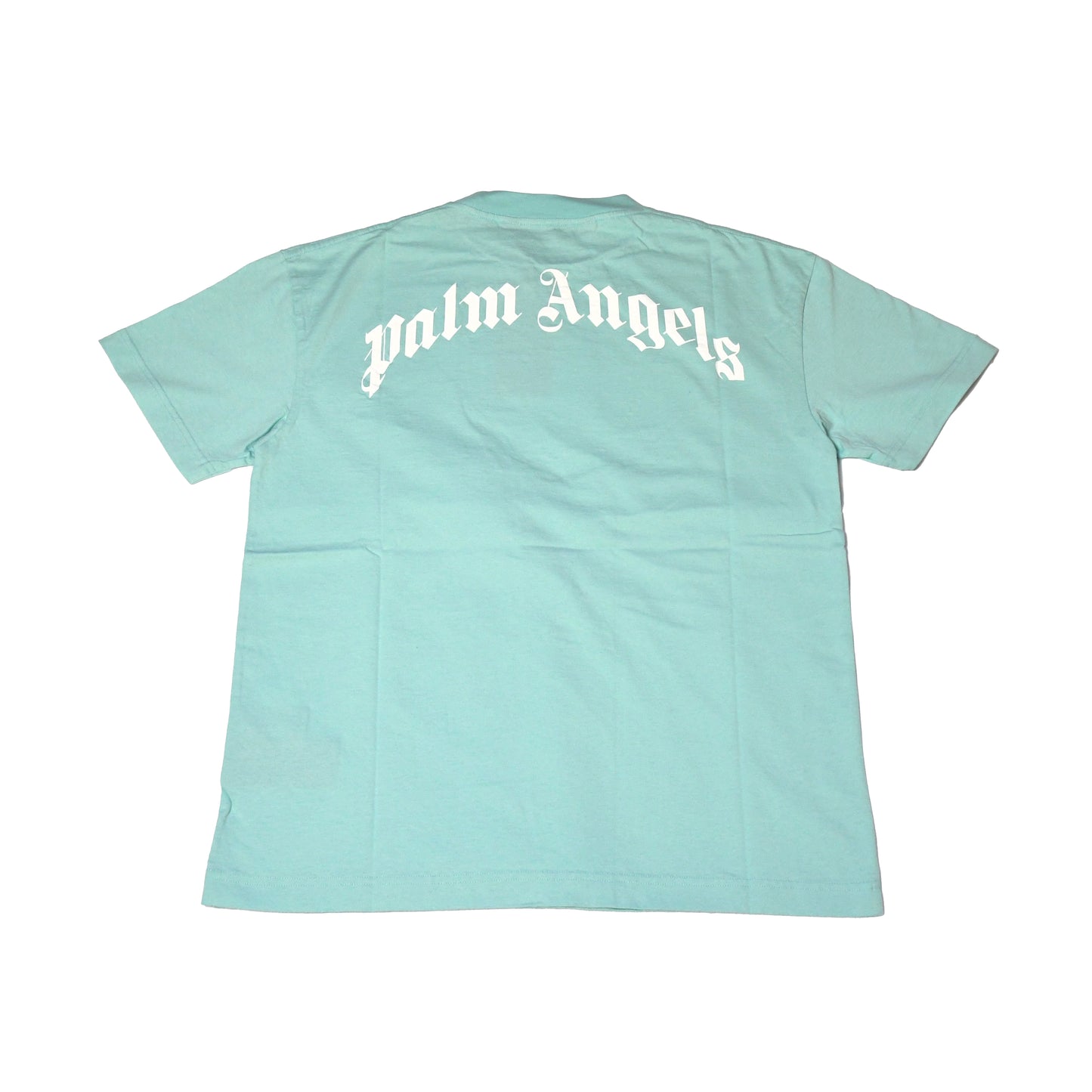 Palm Angels White Shark Classic T-Shirt Light Green White - NOBLEMARS