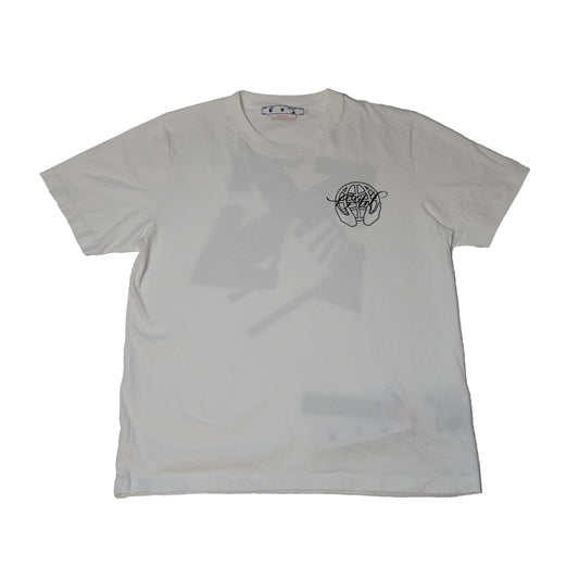 Off-White Hand Arrow Boxy T-Shirt White - NOBLEMARS