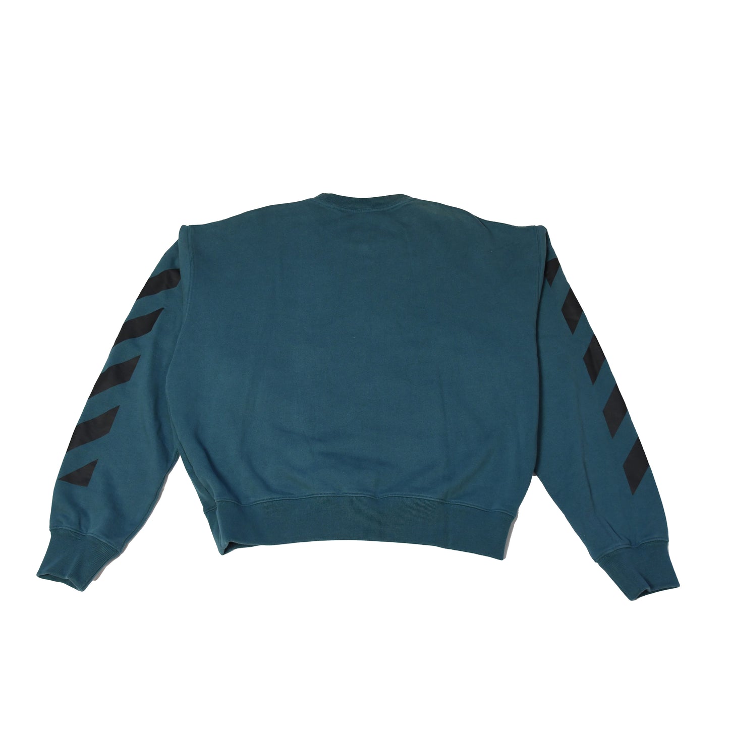 Off-White Crewneck Sweatshirt Green - NOBLEMARS