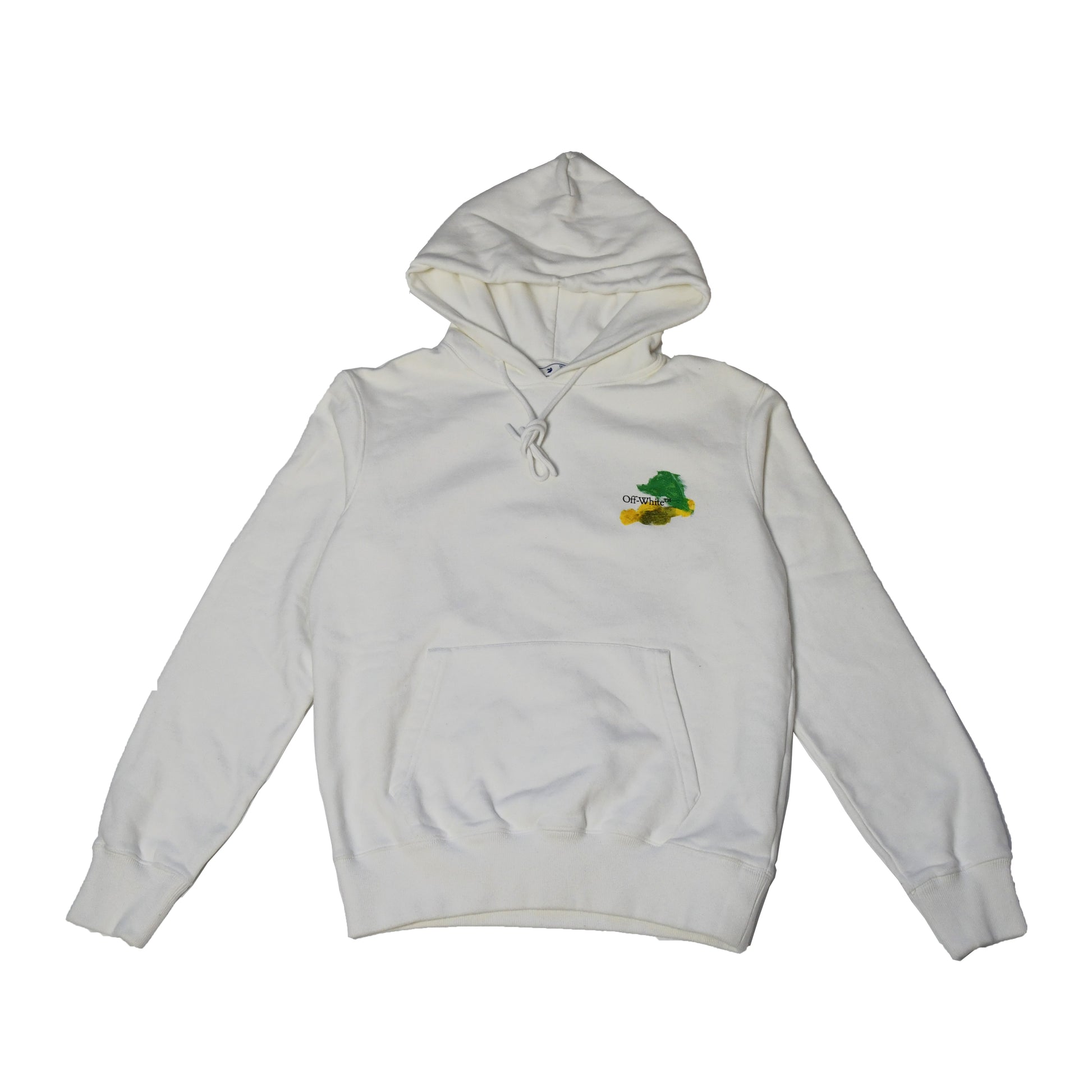 Off-White Brush Arrow Slim Hoodie White Multicolor - NOBLEMARS