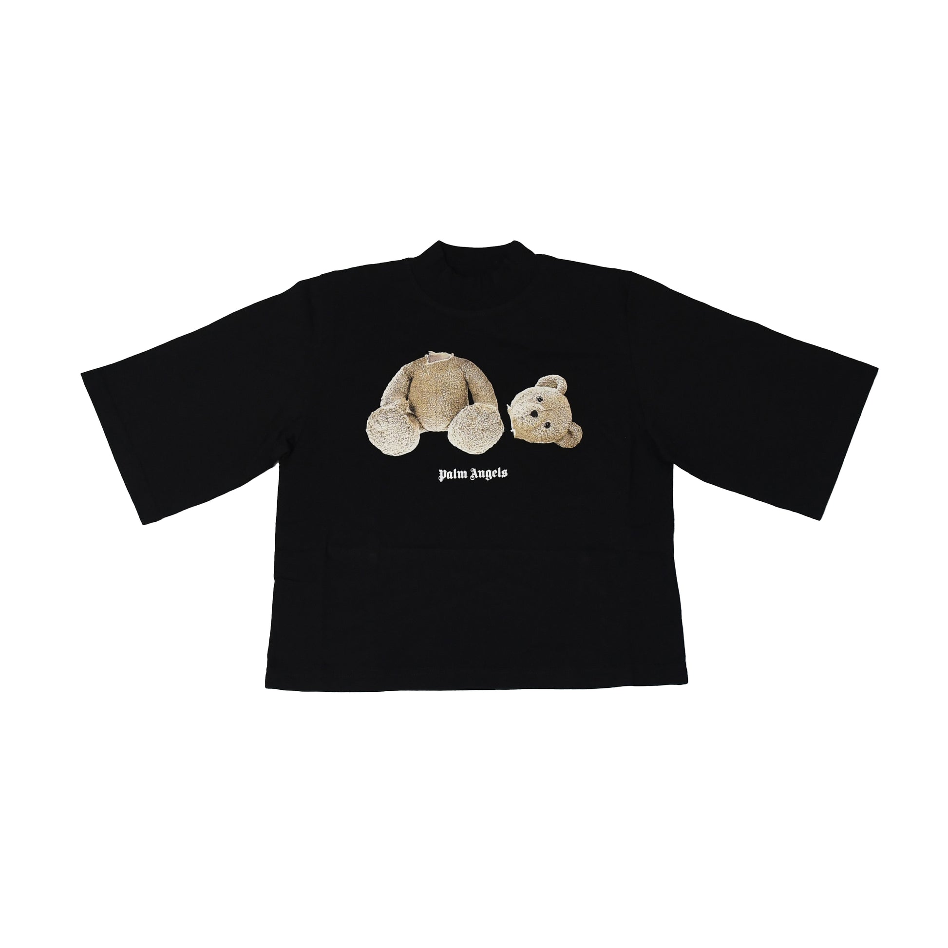 Palm Angels Bear-Print T-shirts Black - NOBLEMARS