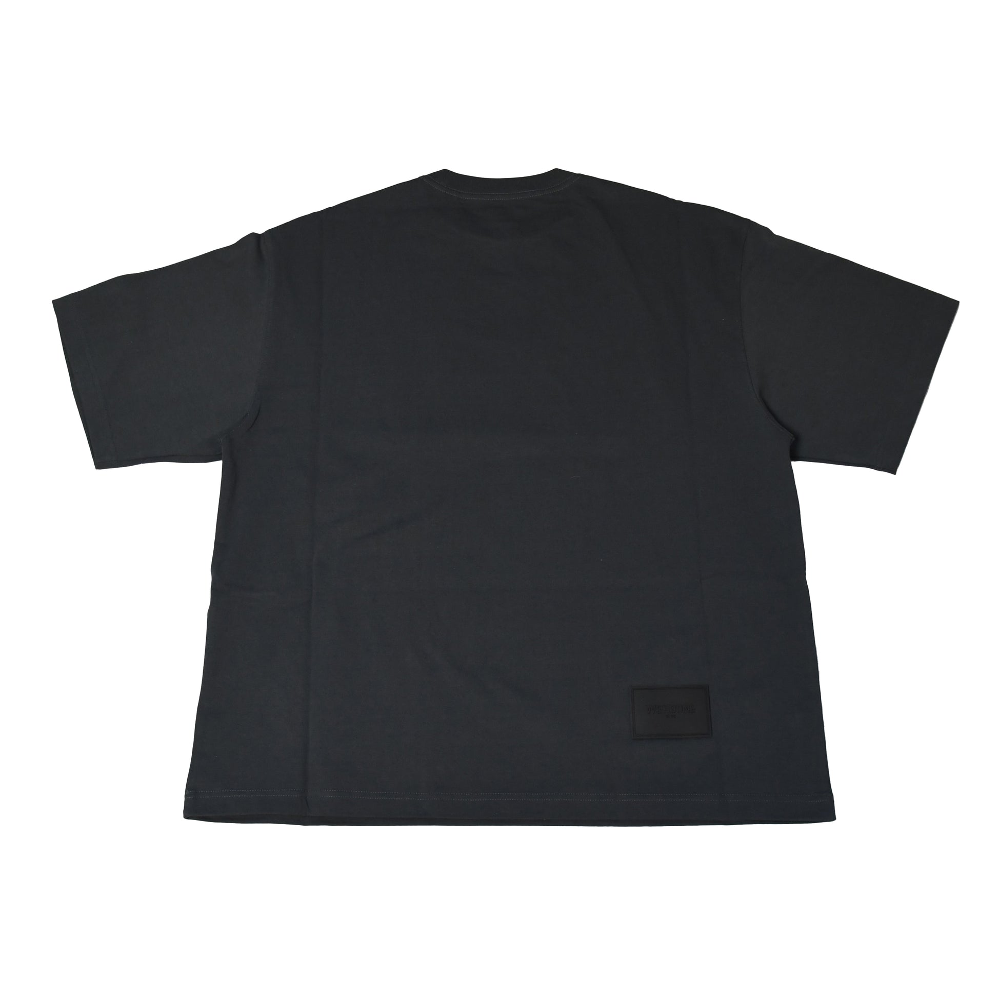 We11done Oversize Logo-print T-shirt Black - NOBLEMARS