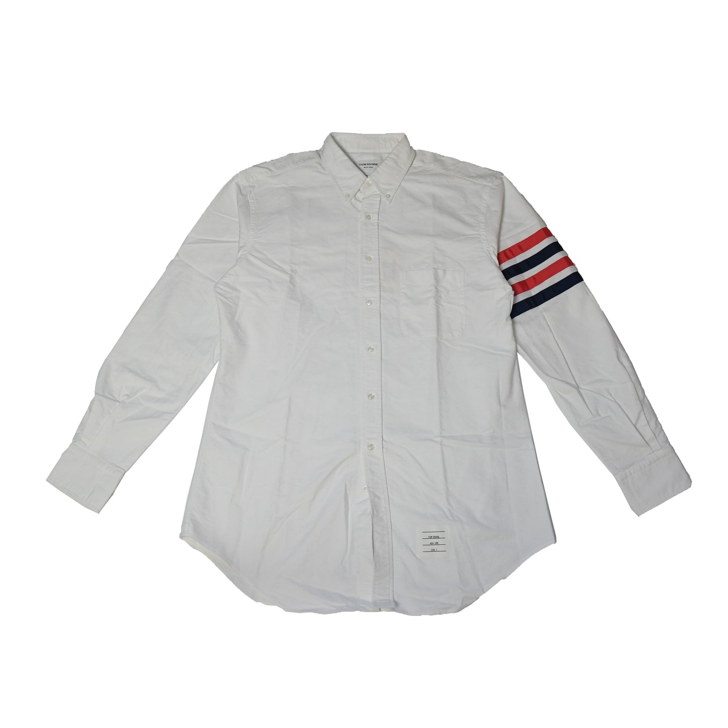 Thom Browne 4-Bar stripe Shirt White - NOBLEMARS