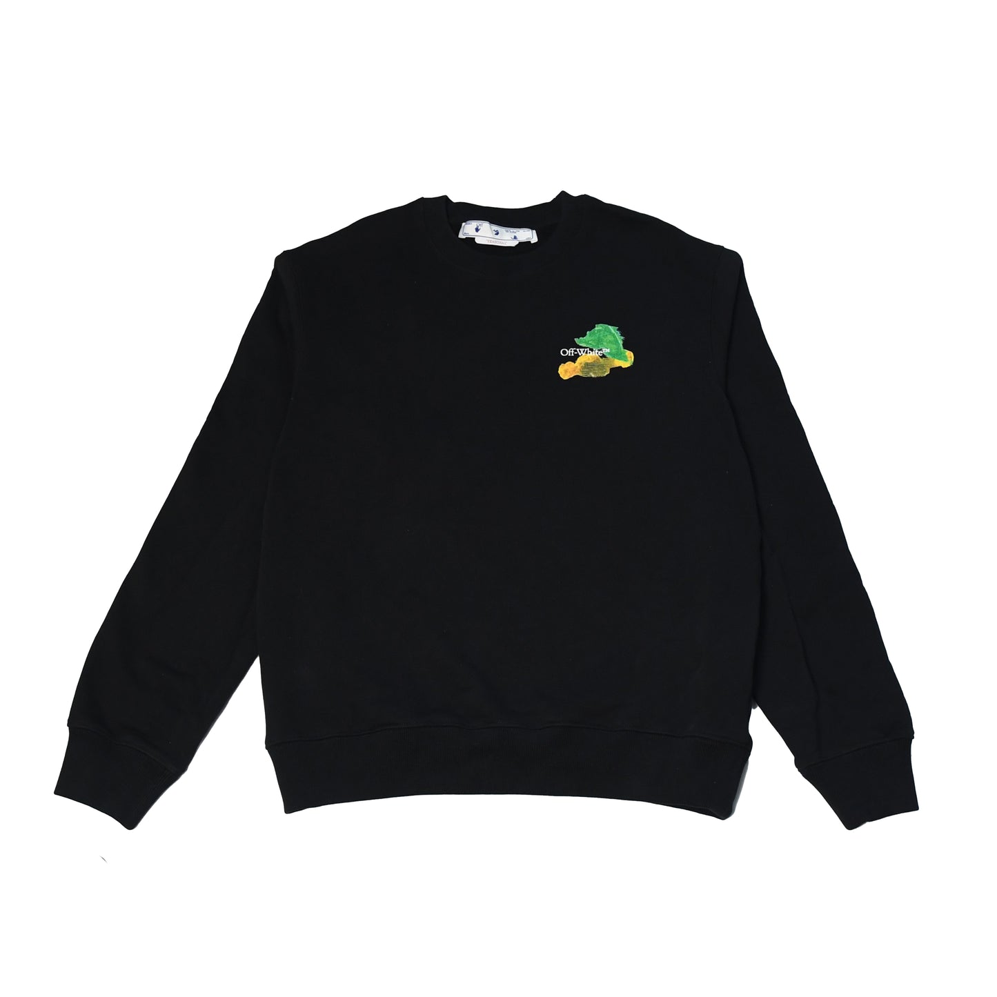 Off-White Brush Arrow Crewneck Sweatshirt Black - NOBLEMARS