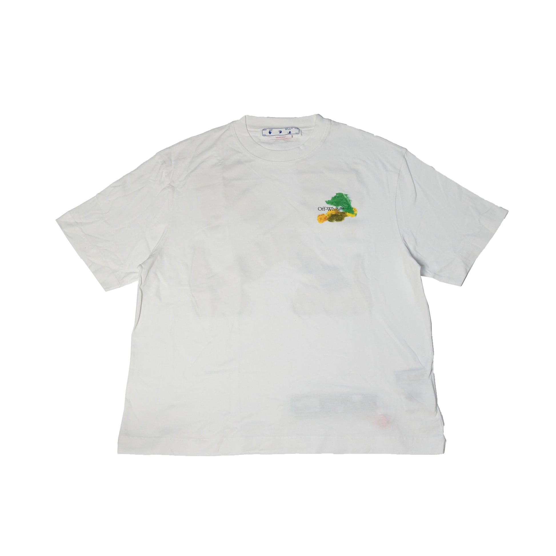 Off-White Brush Arrow T-shirt White - NOBLEMARS