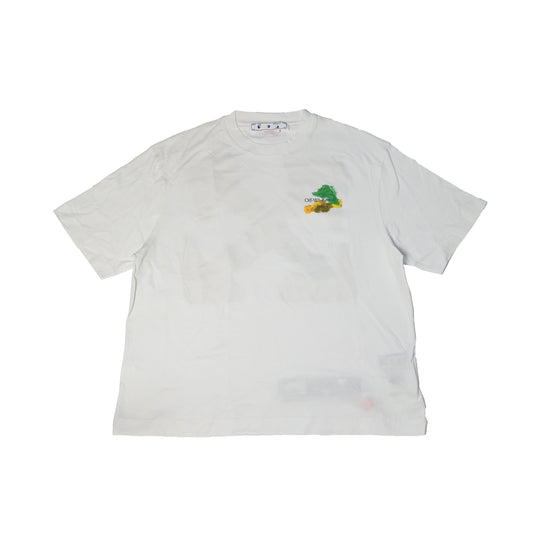 Off-White Brush Arrow T-shirt White - NOBLEMARS