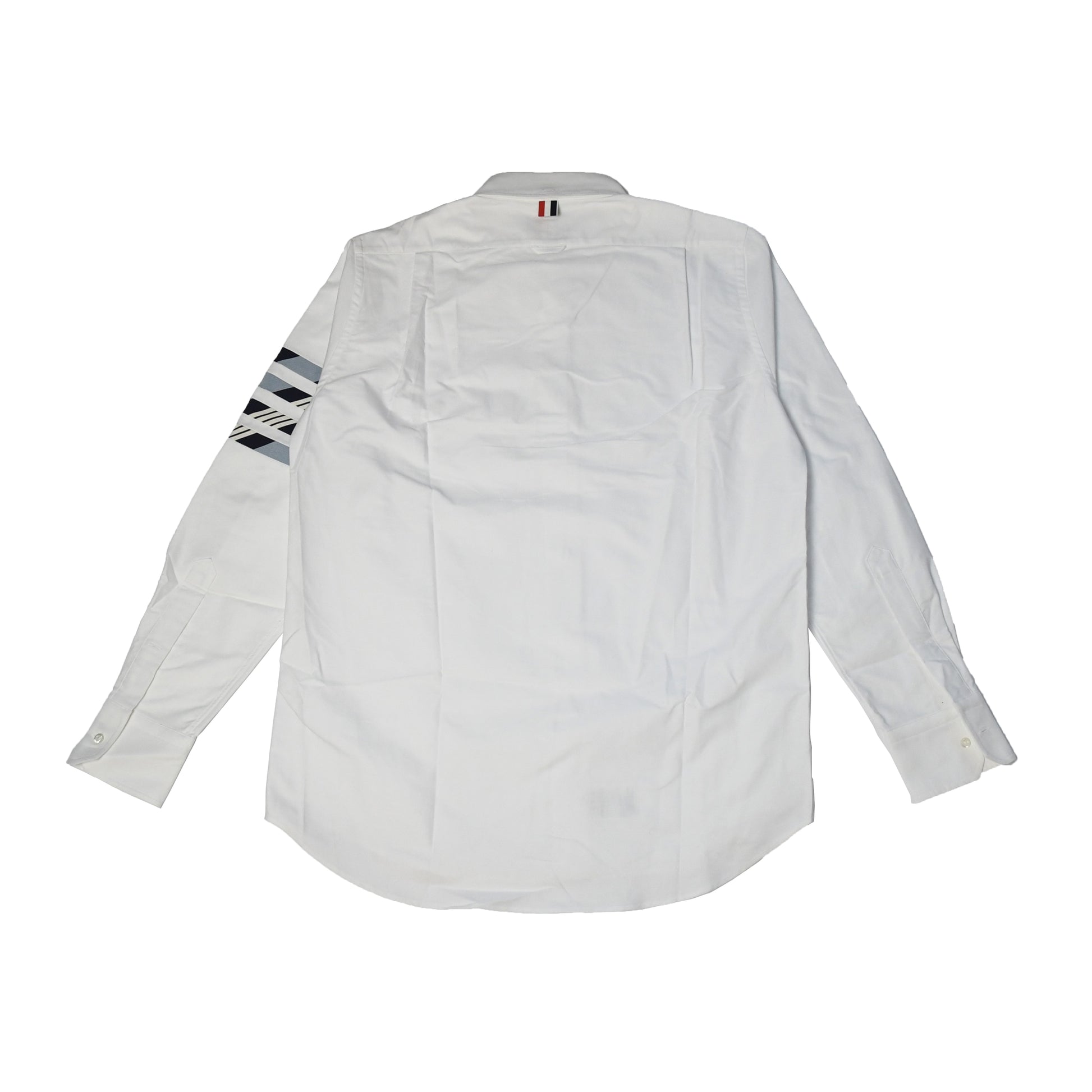 Thom Browne 4-Bar Repp Stripe Shirt White Blue - NOBLEMARS