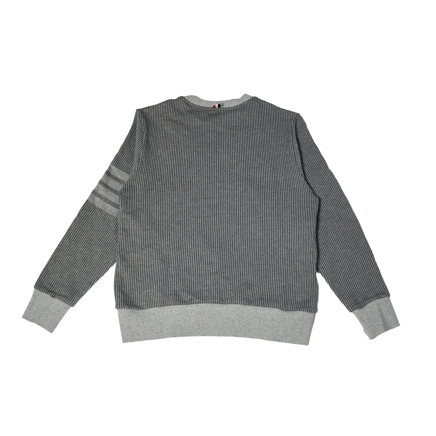 Thom Browne 4-Bar Ribbed Sweater Grey - NOBLEMARS