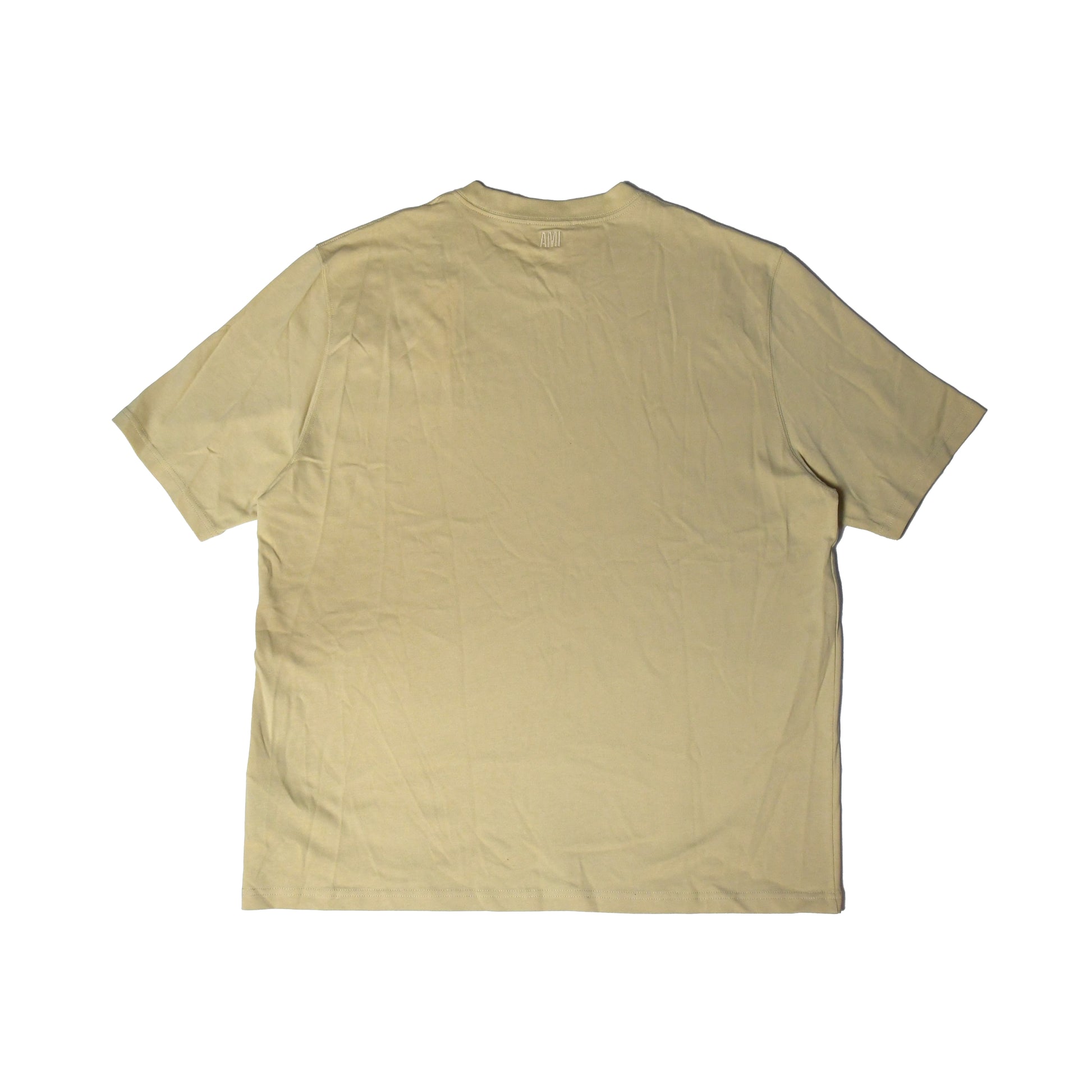 Ami Paris De Coeur T-shirt Beige - NOBLEMARS