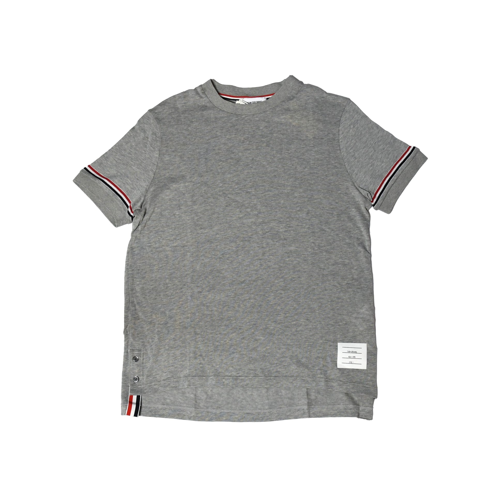 Thom Browne Crewneck T-shirt Grey - NOBLEMARS