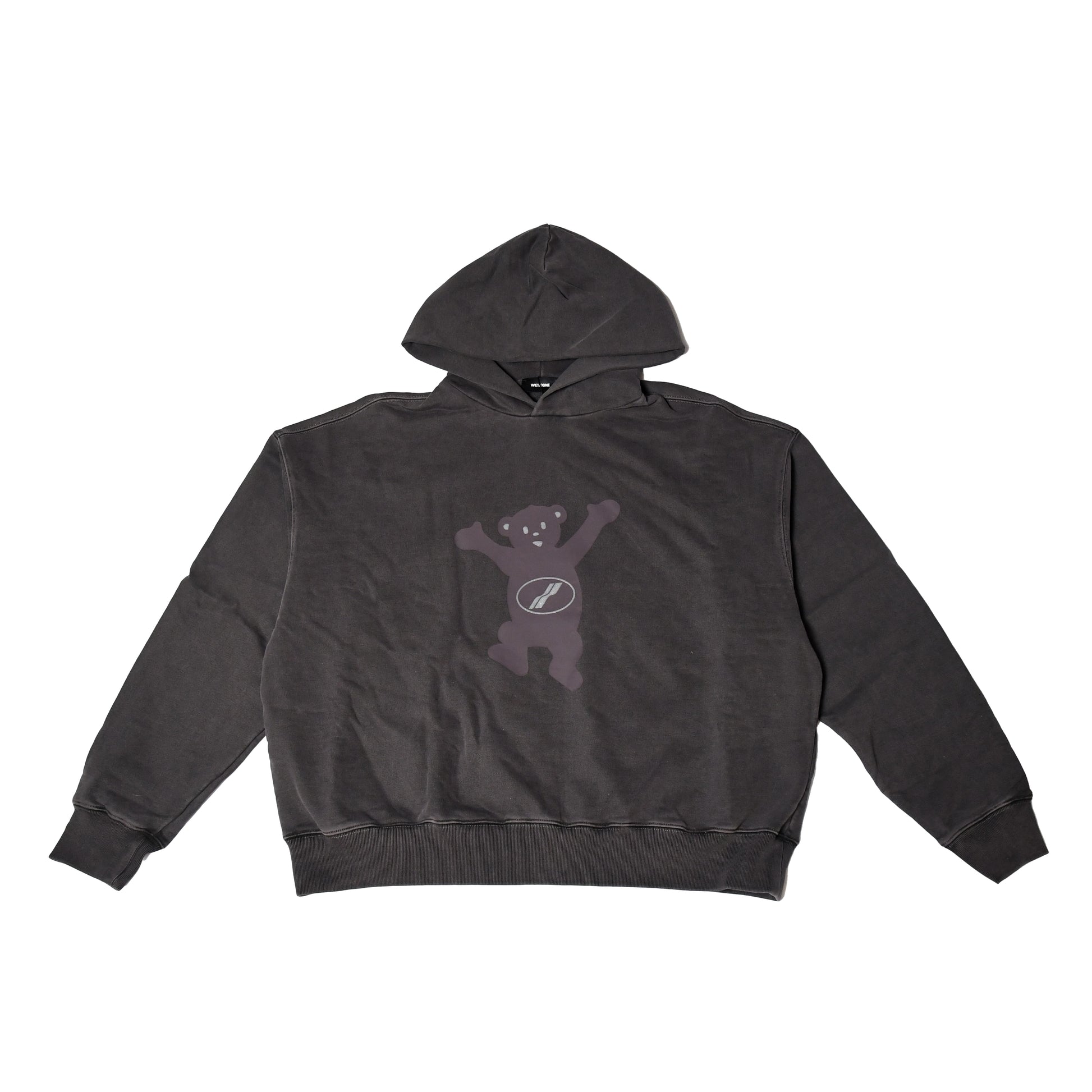 We11done Teddy Bear Hoodie Grey - NOBLEMARS