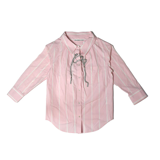 Alexander Wang Striped Shirt Pink - NOBLEMARS