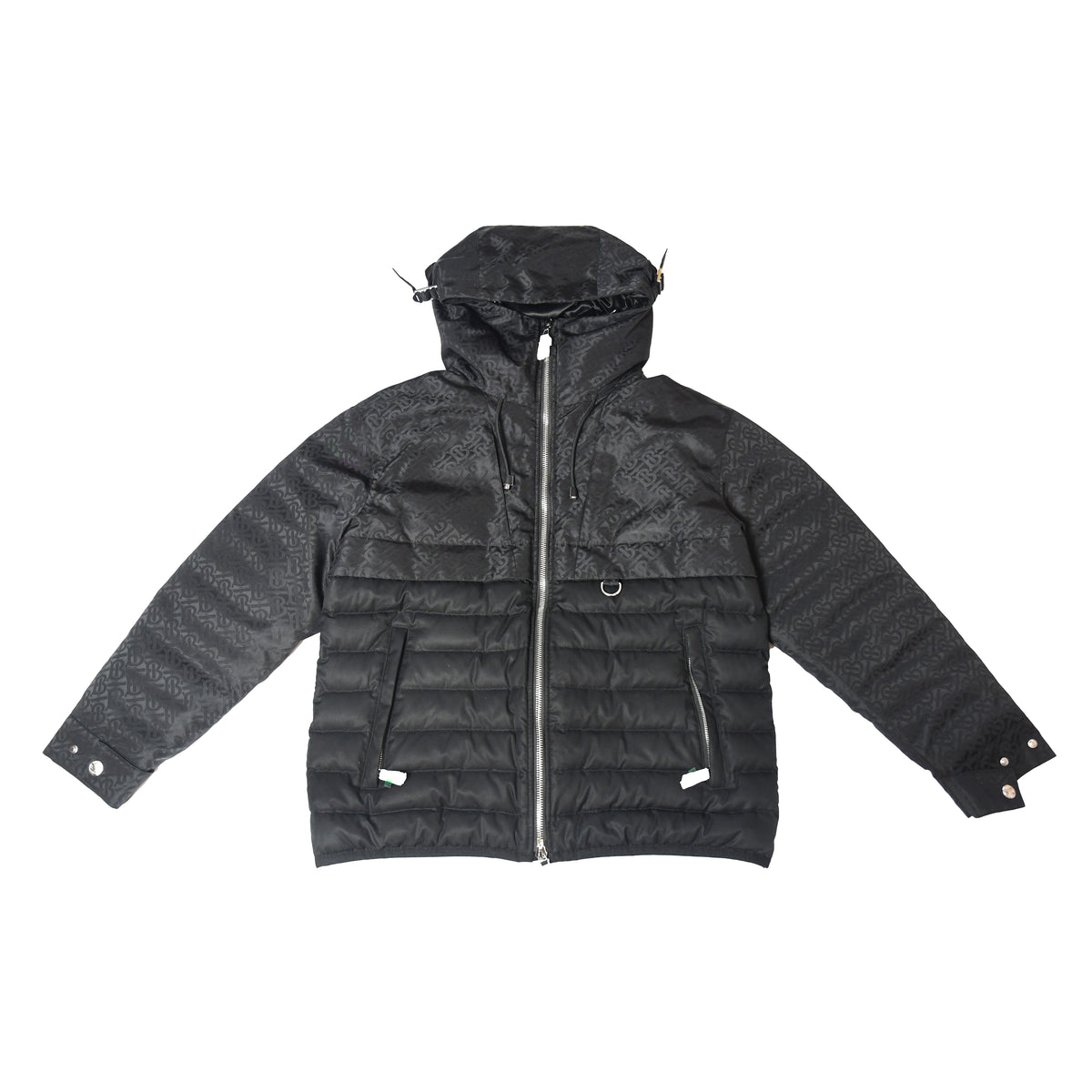 Burberry Linby Monogram Down Jacket Black – NOBLEMARS