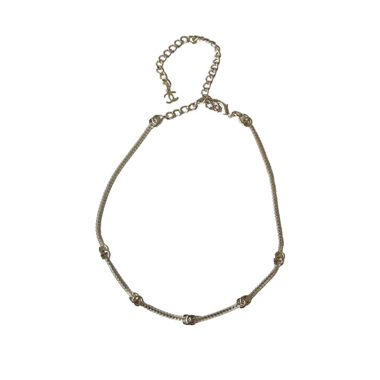 Chanel Five Metal CC Choker Necklace Gold-NOBLEMARS