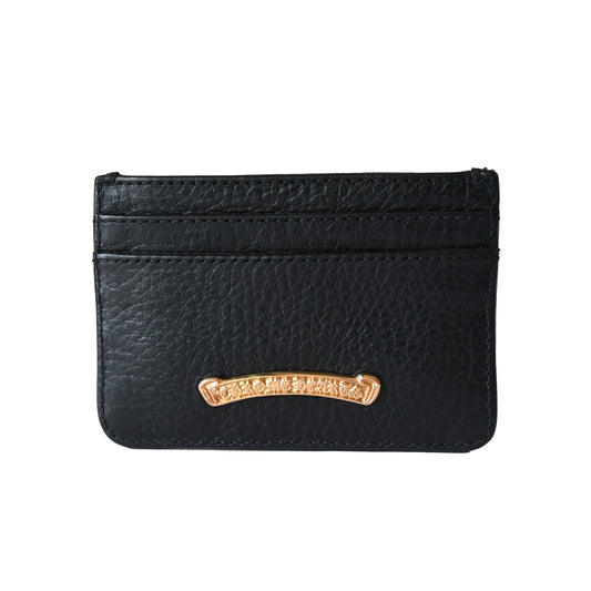 Chrome Hearts Leather Card holder Black