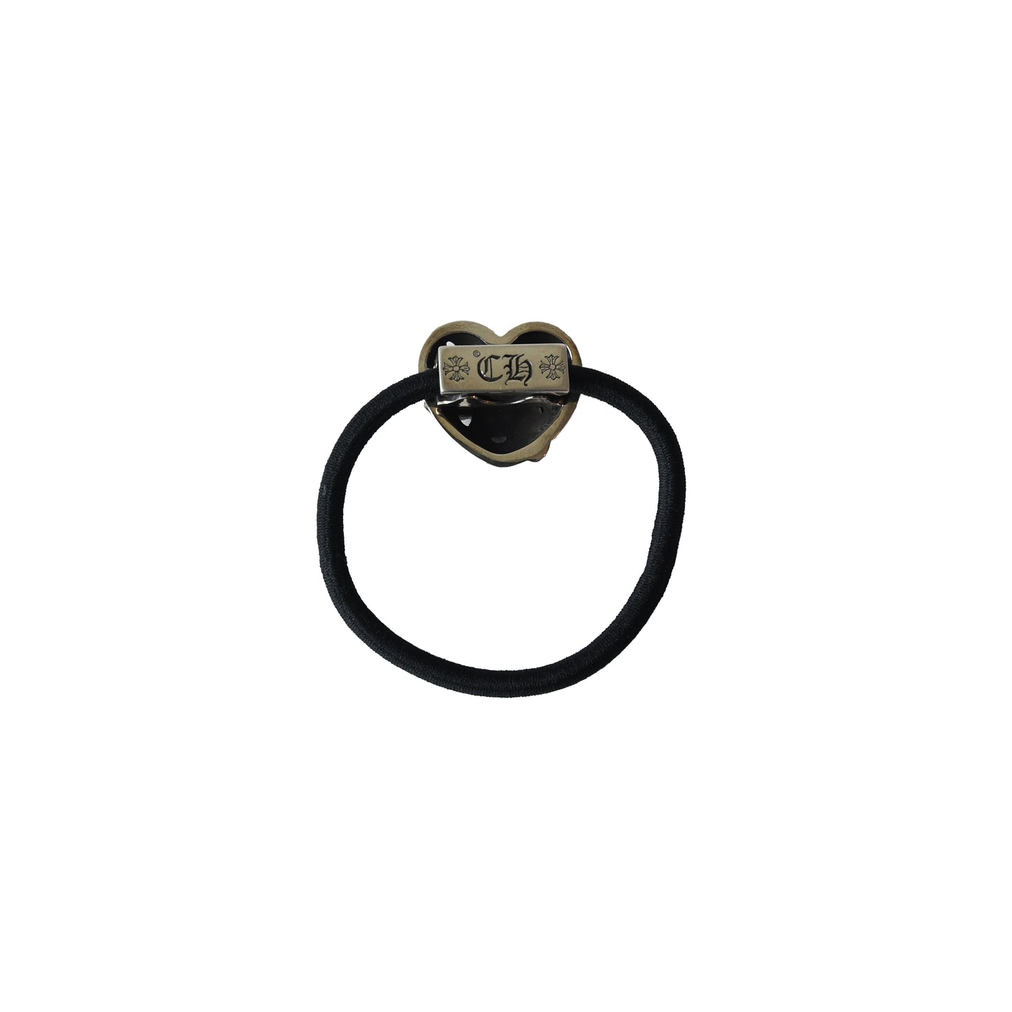 Chrome Hearts Vine Heart Hair Tie Black