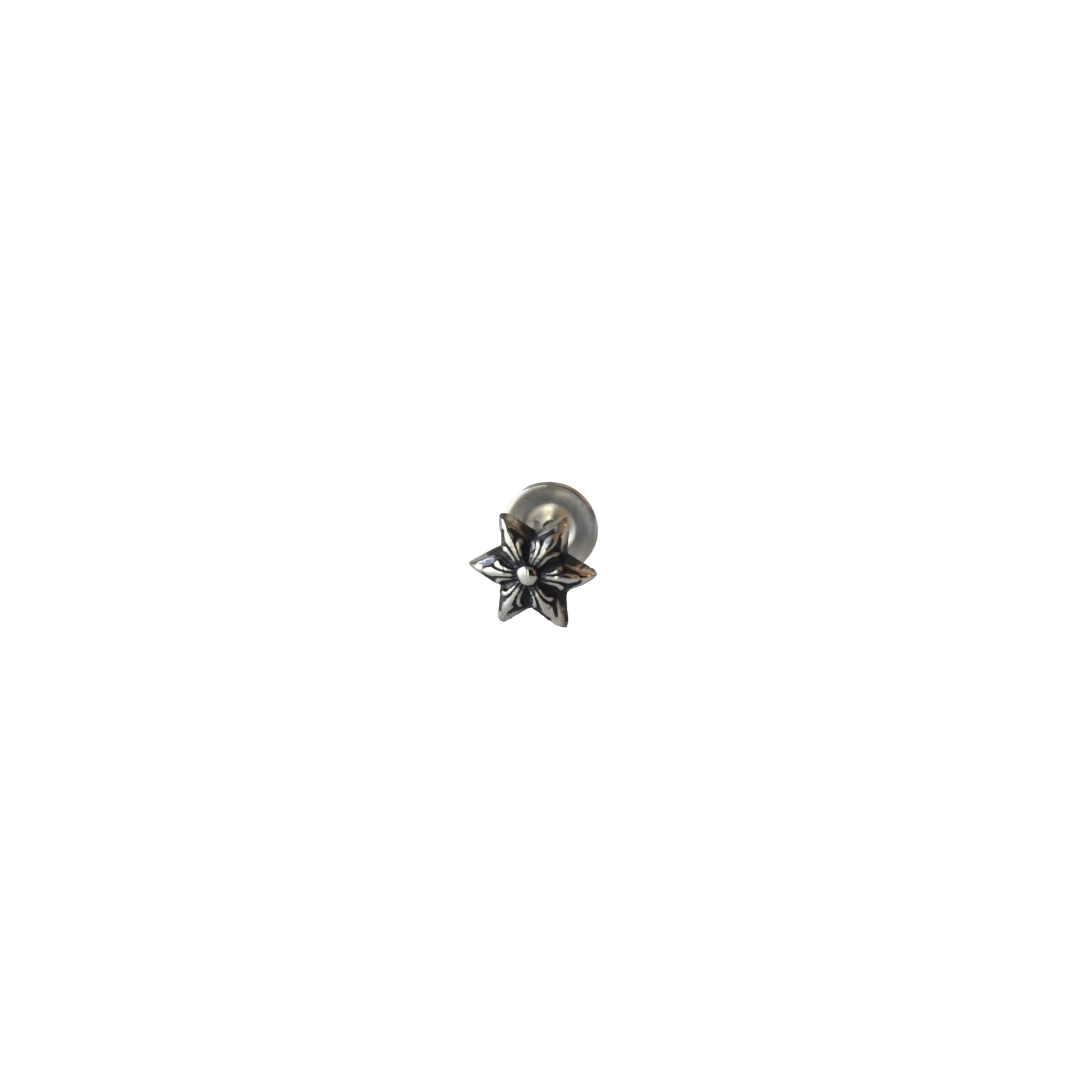 Chrome Hearts Star Stud Earring Silver-NOBLEMARS