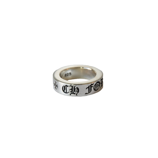 Chrome Hearts Forever Spacer Ring Silver-NOBLEMARS
