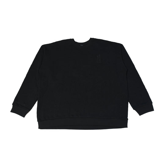 Chrome Hearts Jacquard Monogram Crewneck Sweatshirt Black-NOBLEMARS