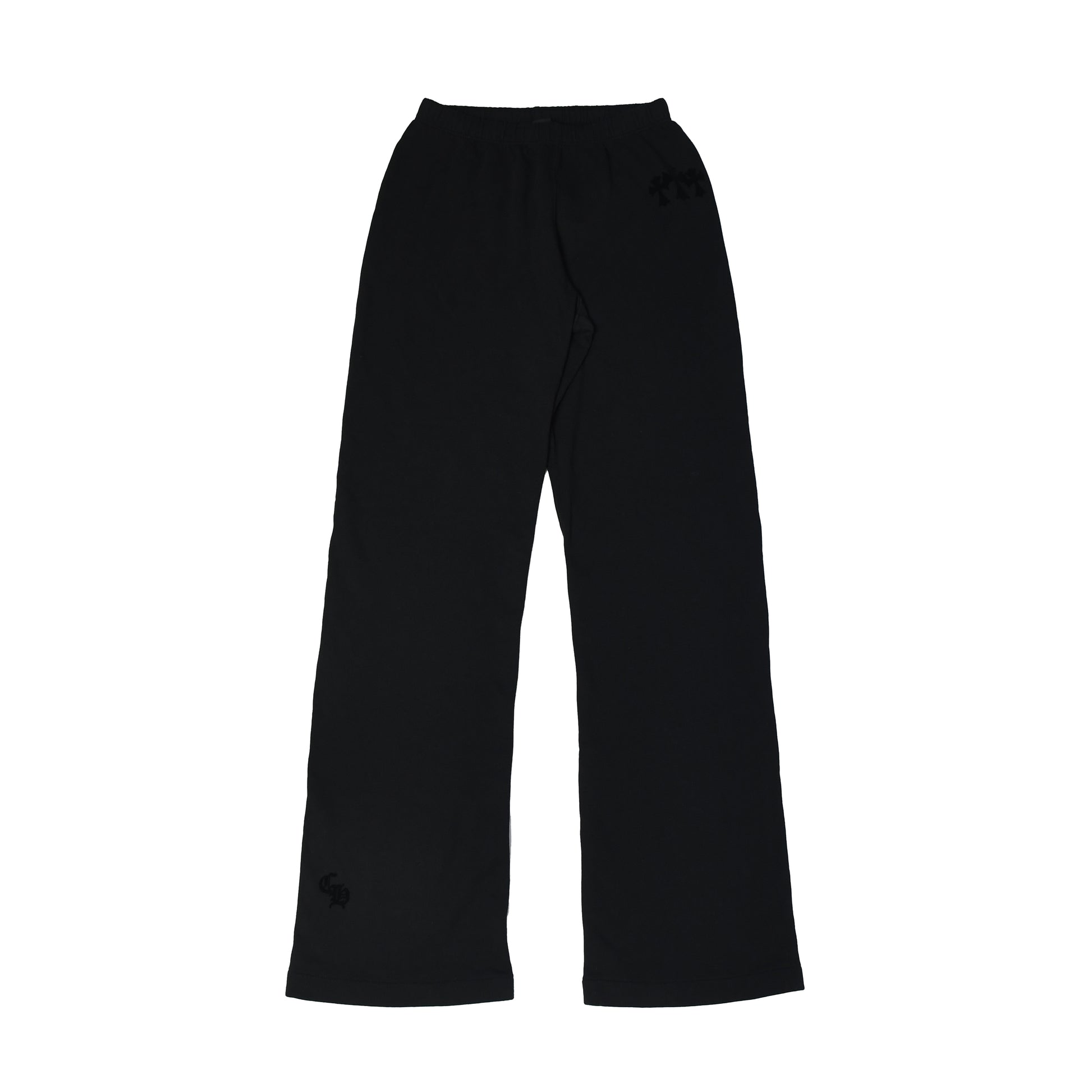 Chrome Hearts Cemetery Cross Blind Spot Sweatpants Black-NOBLEMARS