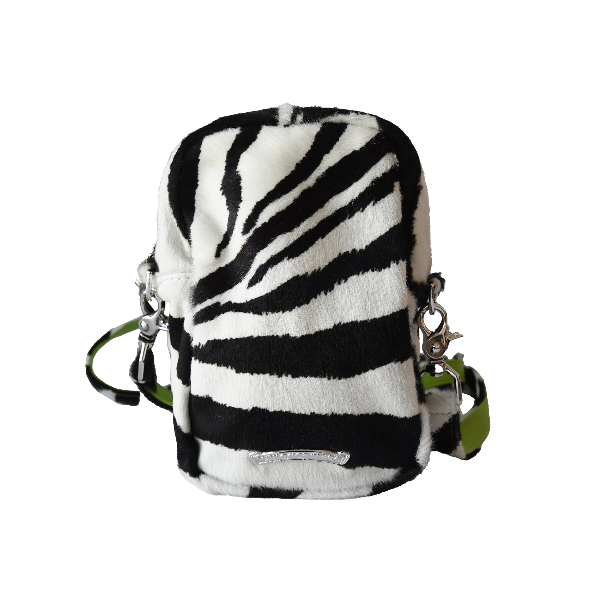 Chrome Hearts Zebra Bag With Green Crosses-NOBLEMARS