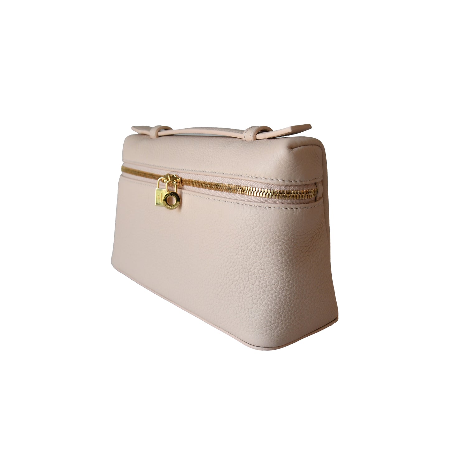 Loro Piana Leather Extra Pocket L19 Pouch Light Pink-NOBLEMARS