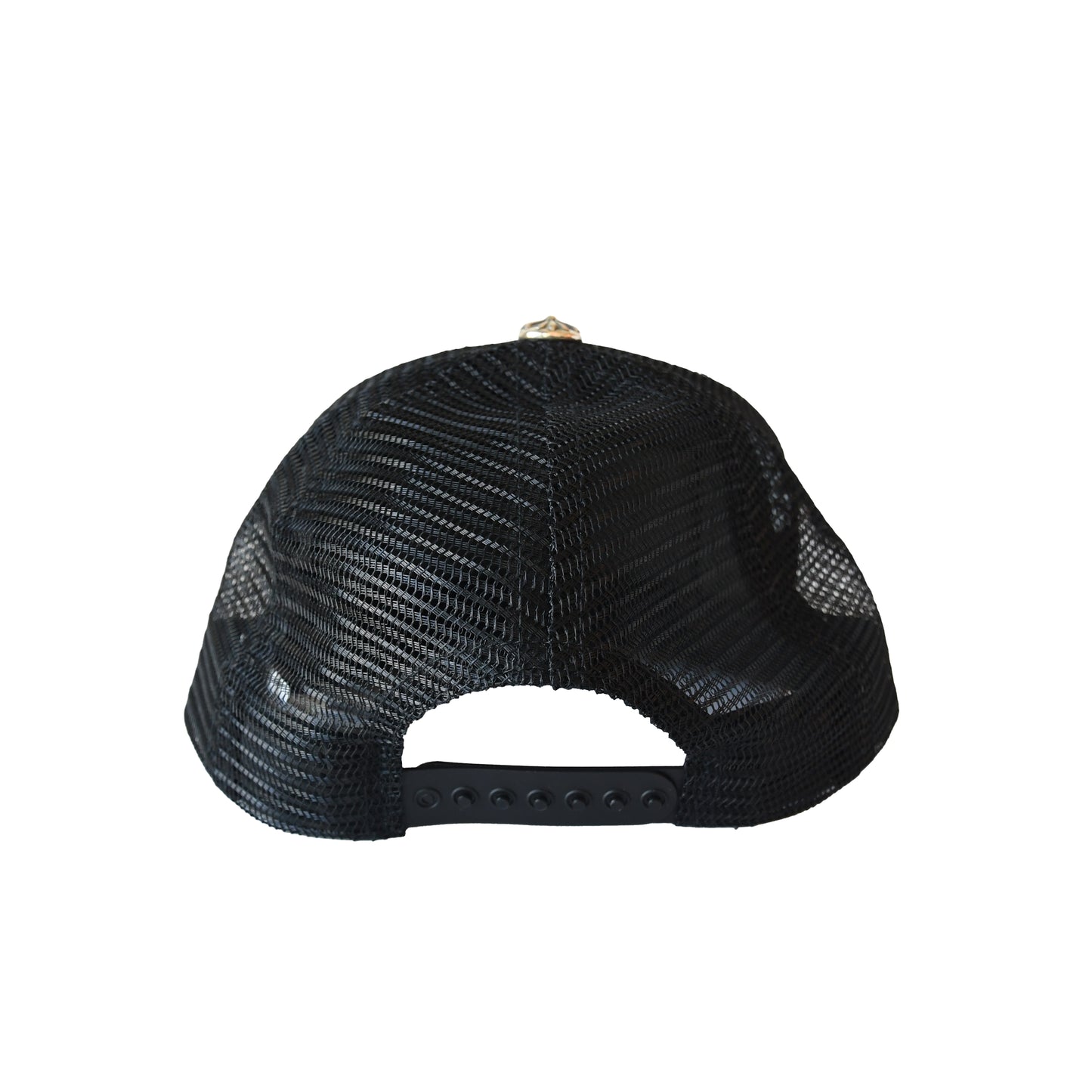 Chrome Hearts CH Hollywood Trucker Hat Black-NOBLEMARS
