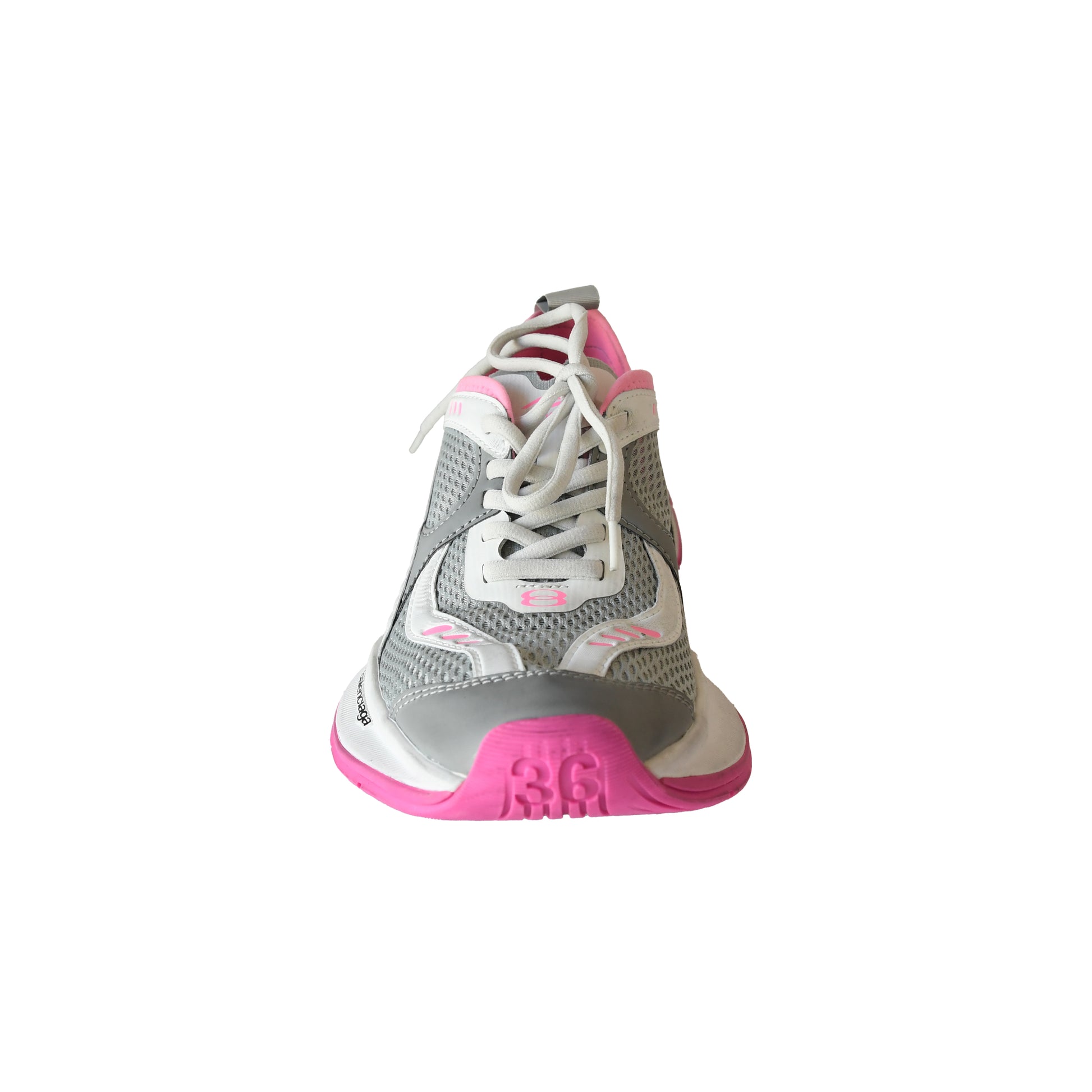 Balenciaga Circuit Sneakers Grey Pink-NOBLEMARS
