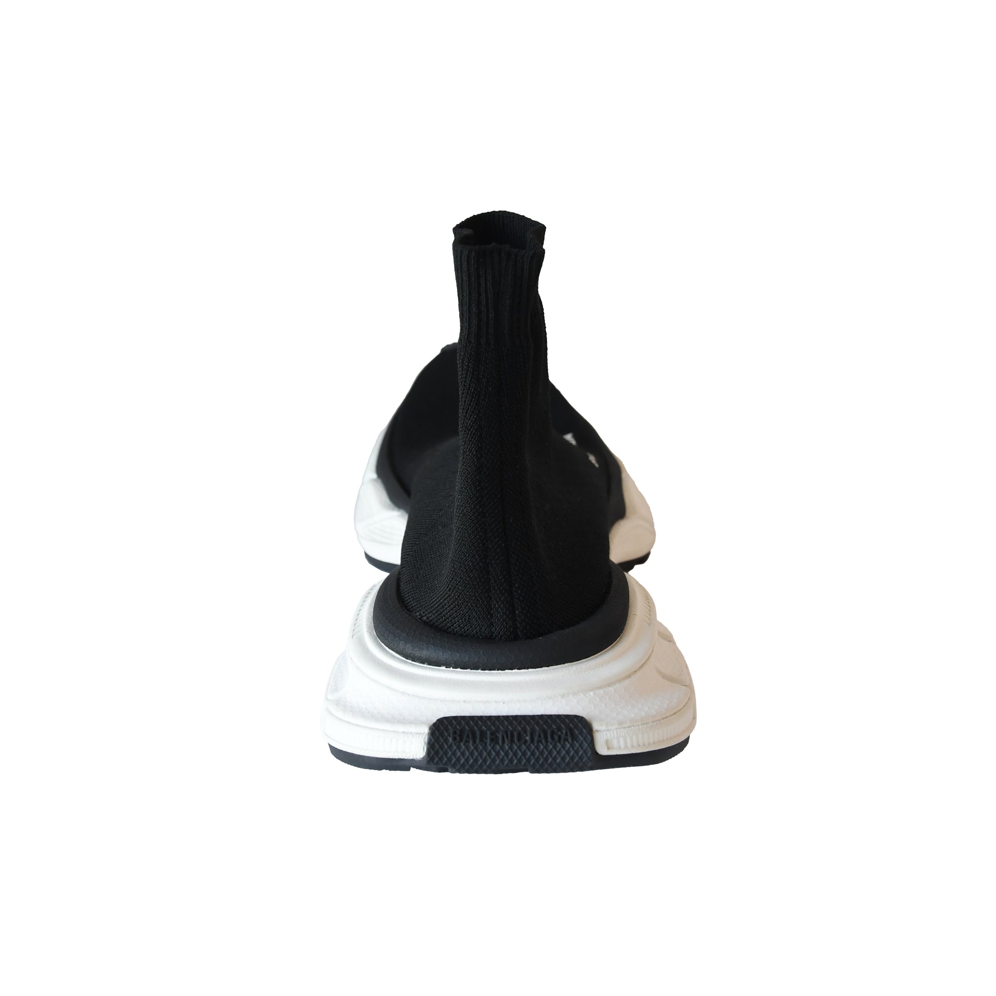 Balenciaga 3XL Sock Recycled Knit Sneakers Black White-NOBLEMARS