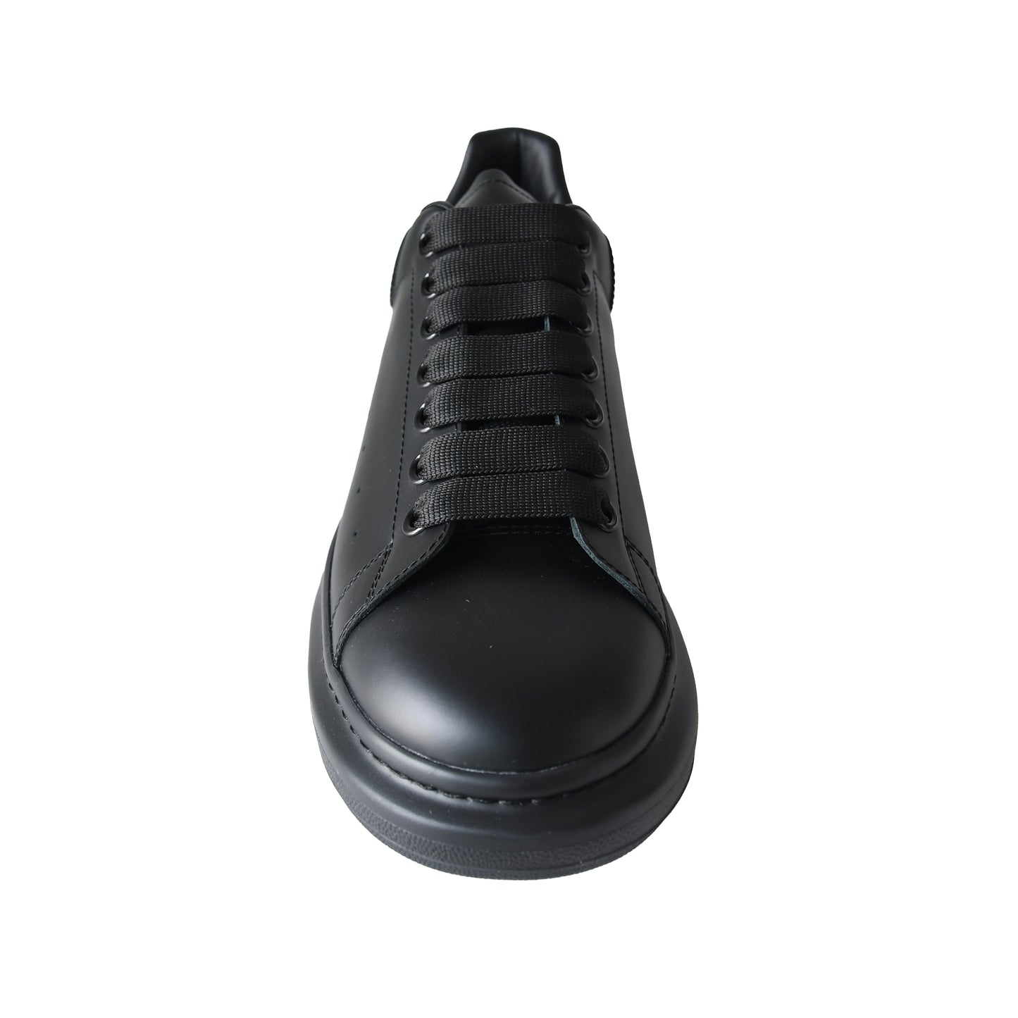 Alexander McQueen Leather low-top Sneakers Black-NOBLEMARS