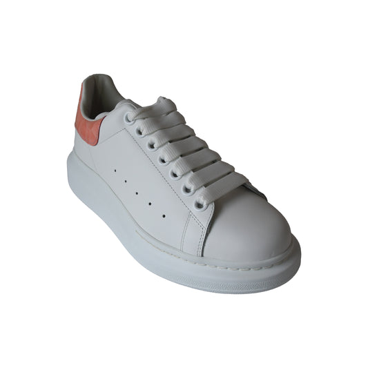Alexander McQueen Oversized Sneakers White Pink-NOBLEMARS