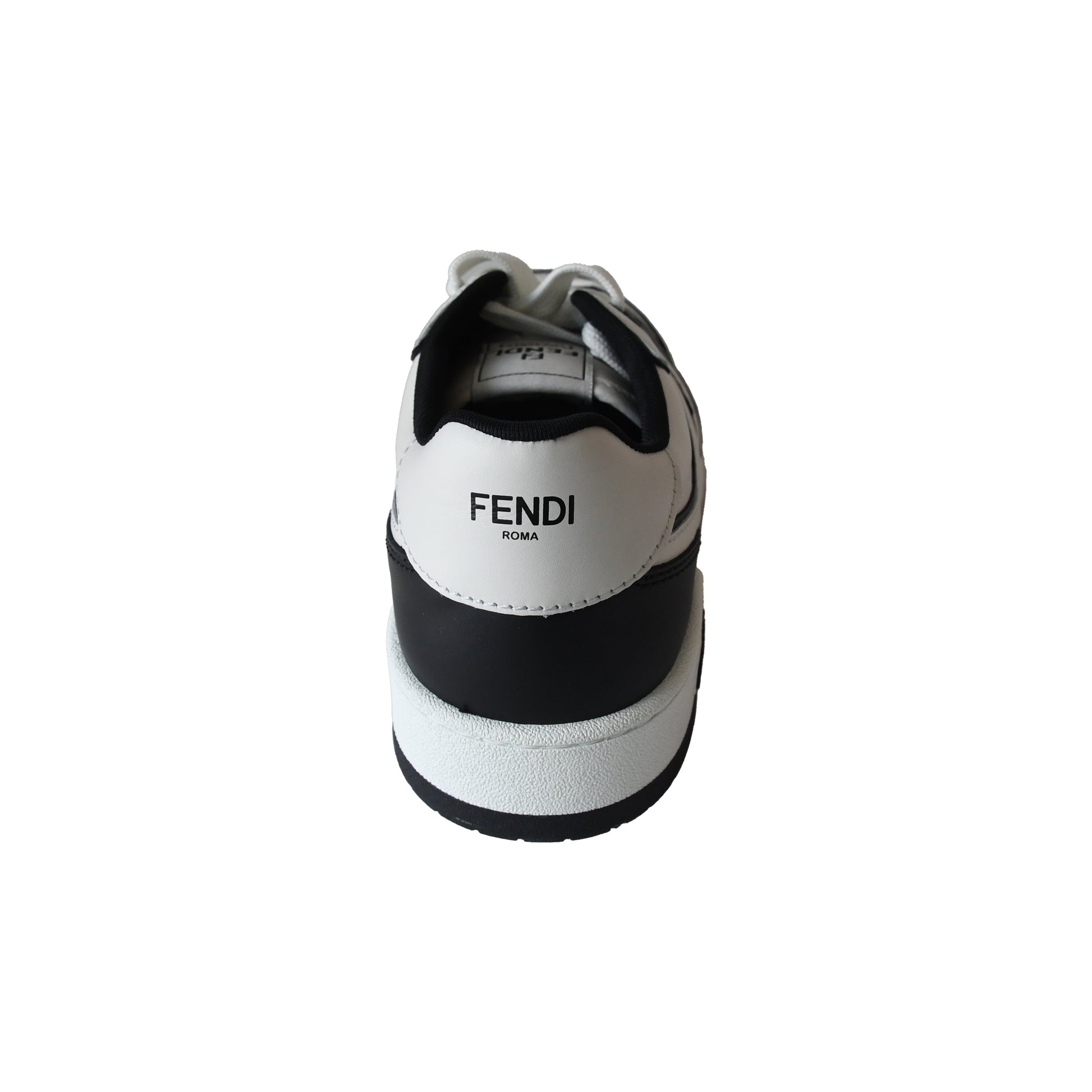 Fendi Match Sneakers White Black-NOBLEMARS