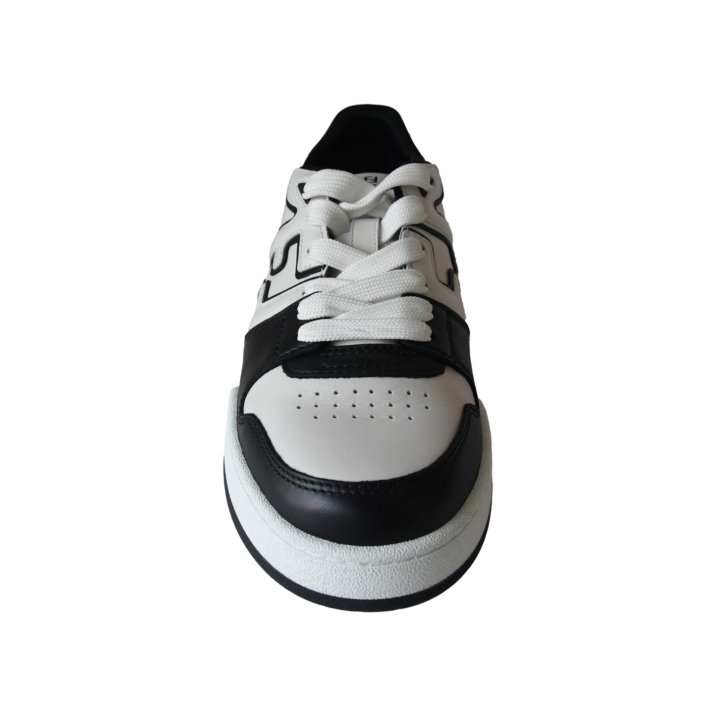 Fendi Match Sneakers White Black-NOBLEMARS