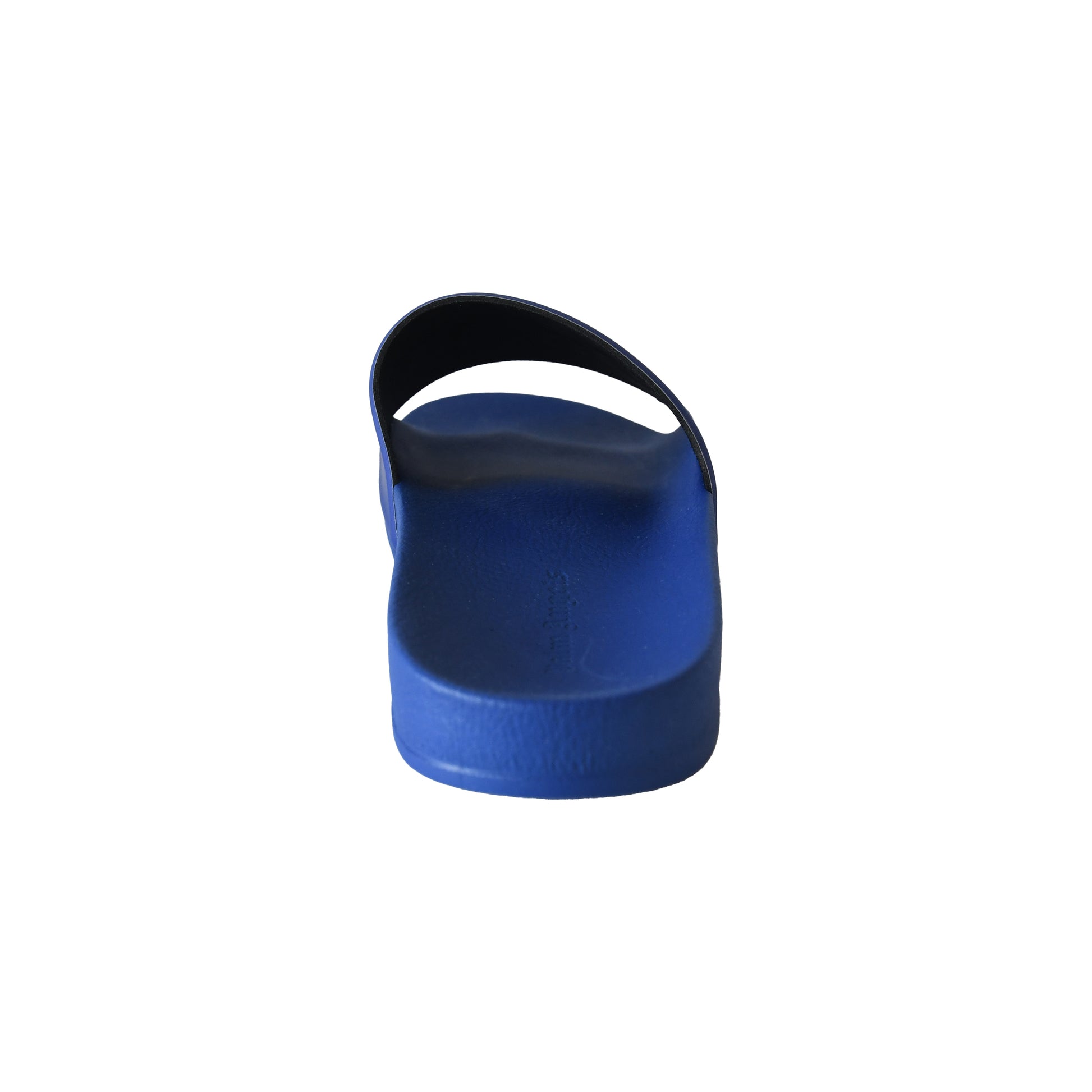 Palm Angels Logo-Print Sliders Blue-NOBLEMARS
