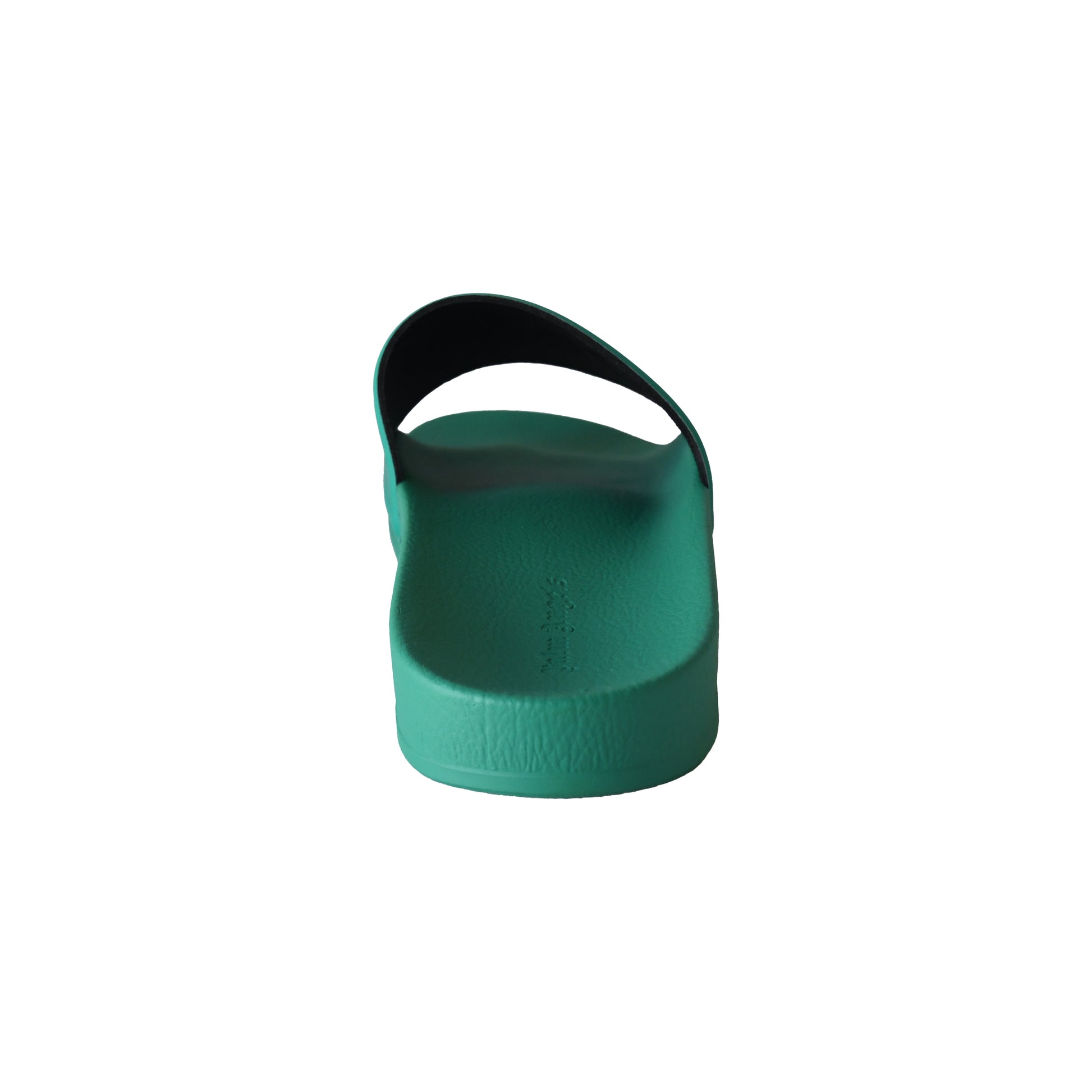 Palm Angels Logo-Print Sliders Green-NOBLEMARS