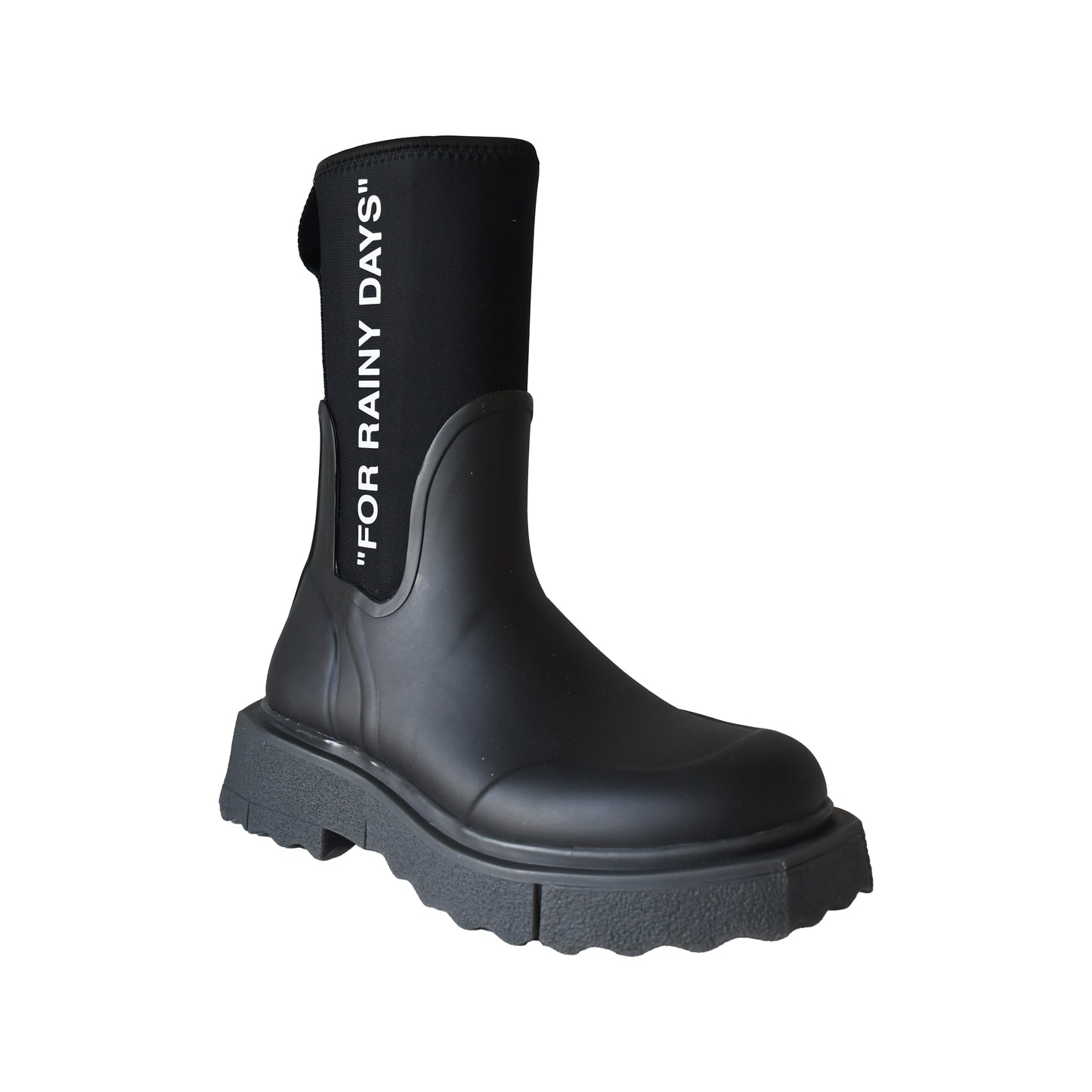 Off-White Sponge For Rainy Days Rain Boots-NOBLEMARS
