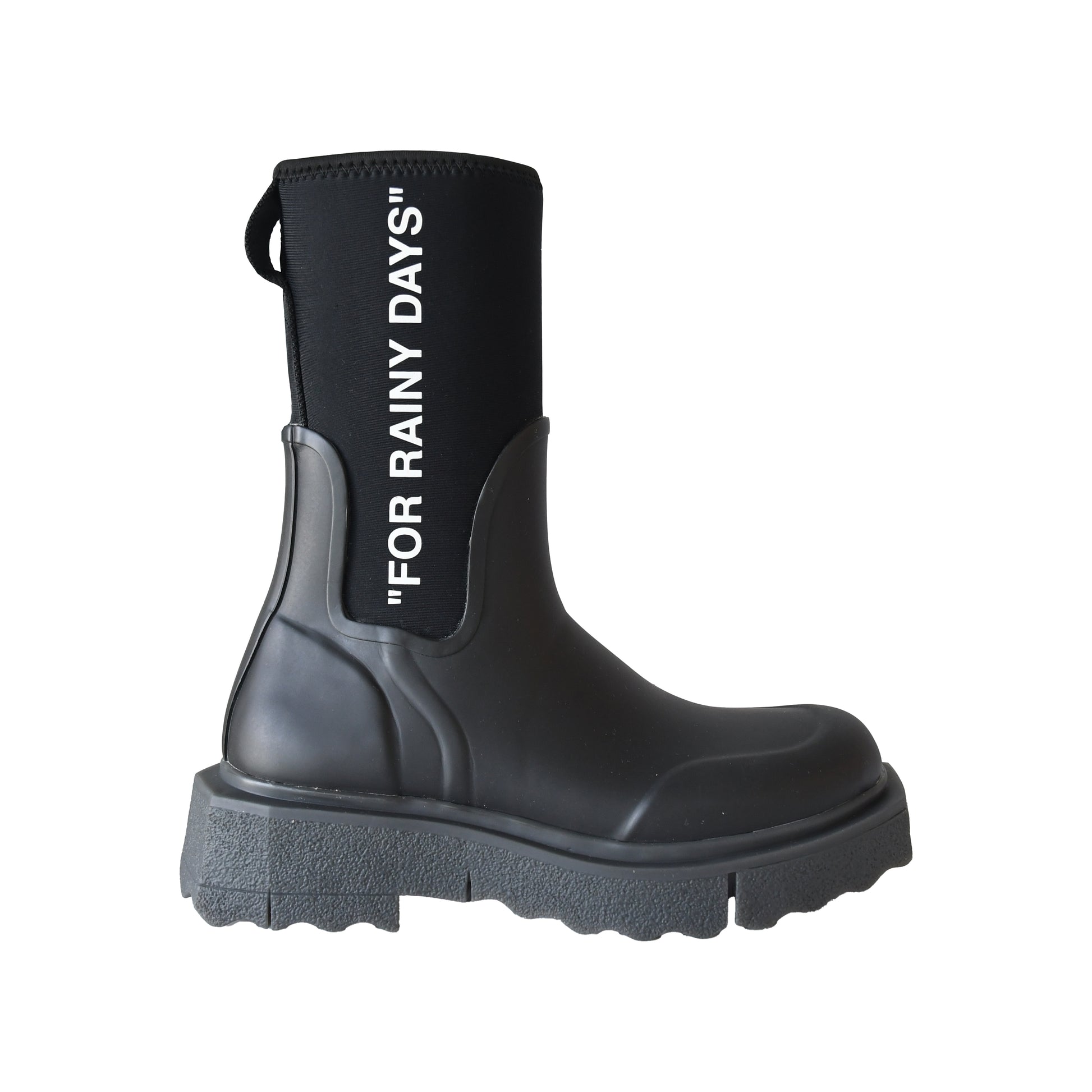 Off-White Sponge For Rainy Days Rain Boots-NOBLEMARS