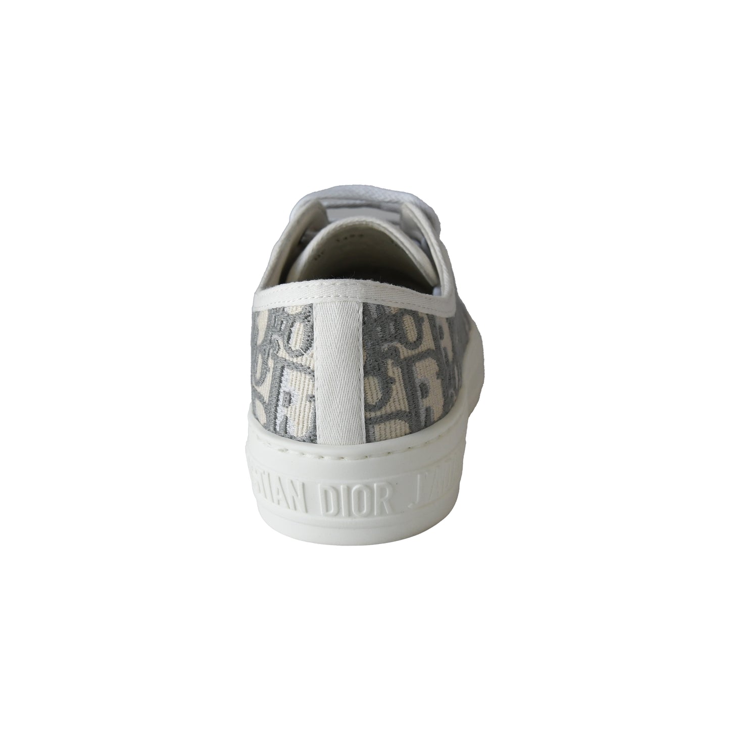 Dior Wmns Walk'N'Dior Embroidered Canvas Low Top Grey-NOBLEMARS