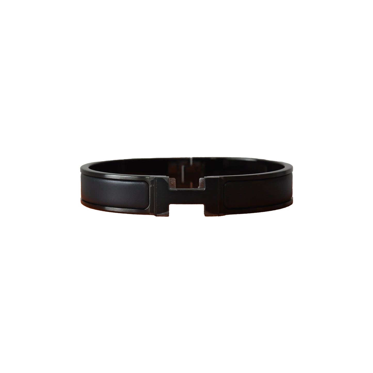 Hermes Clic HH So Black Bracelet Black-NOBLEMARS