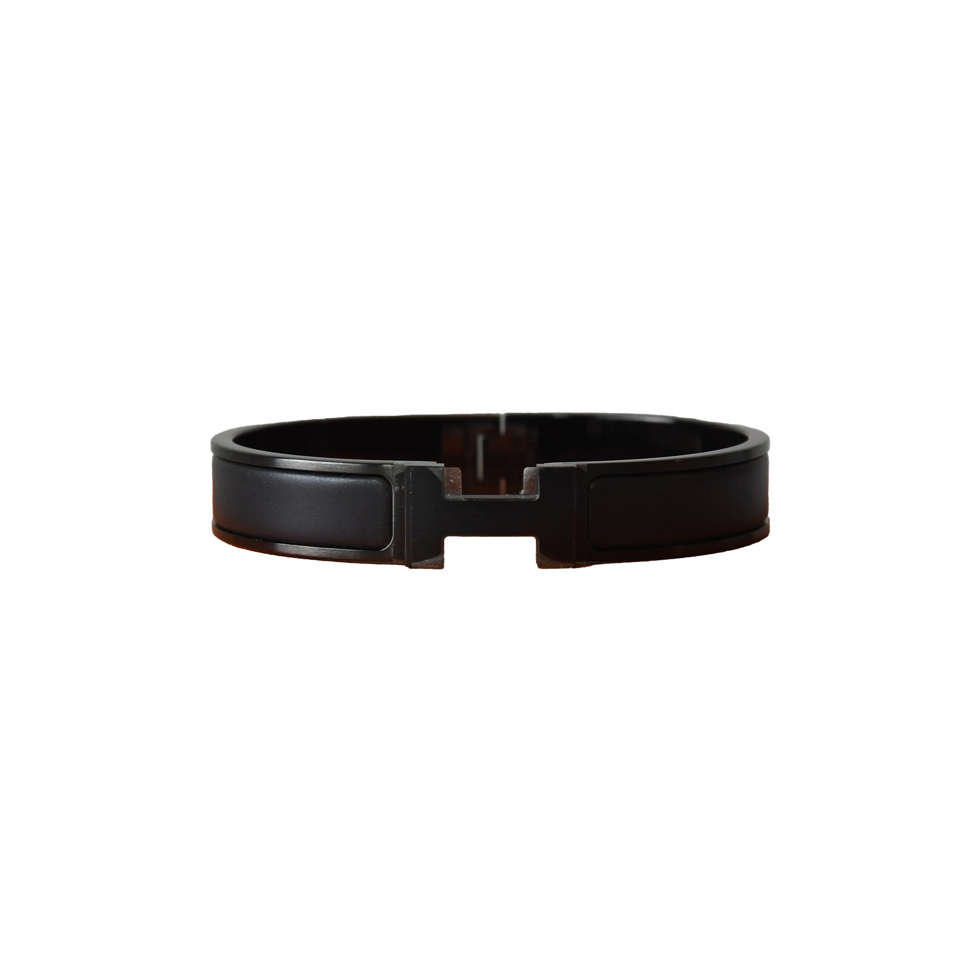 Hermes Clic HH So Black Bracelet Black-NOBLEMARS