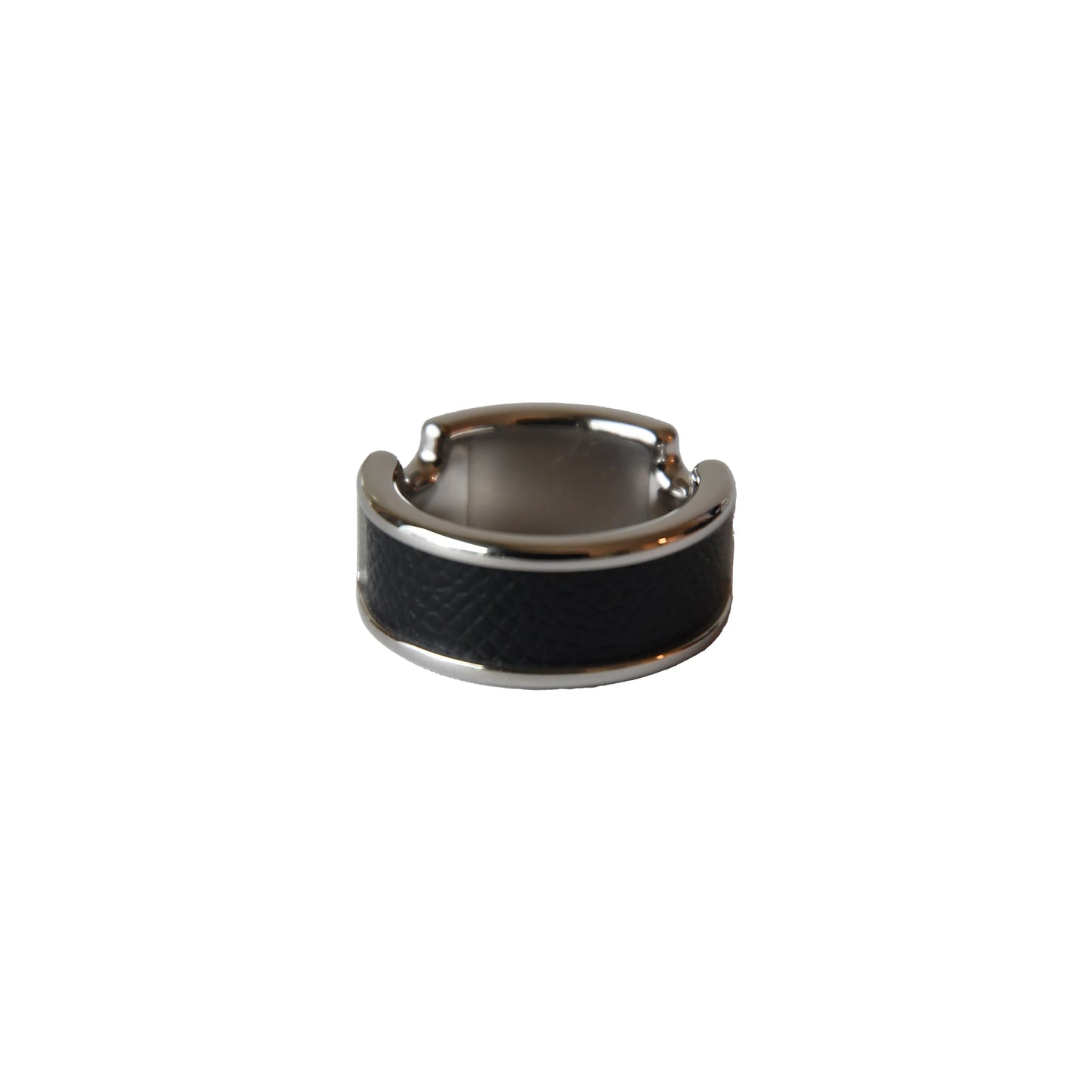 Hermes Olympe Ring Black Silver-NOBLEMARS