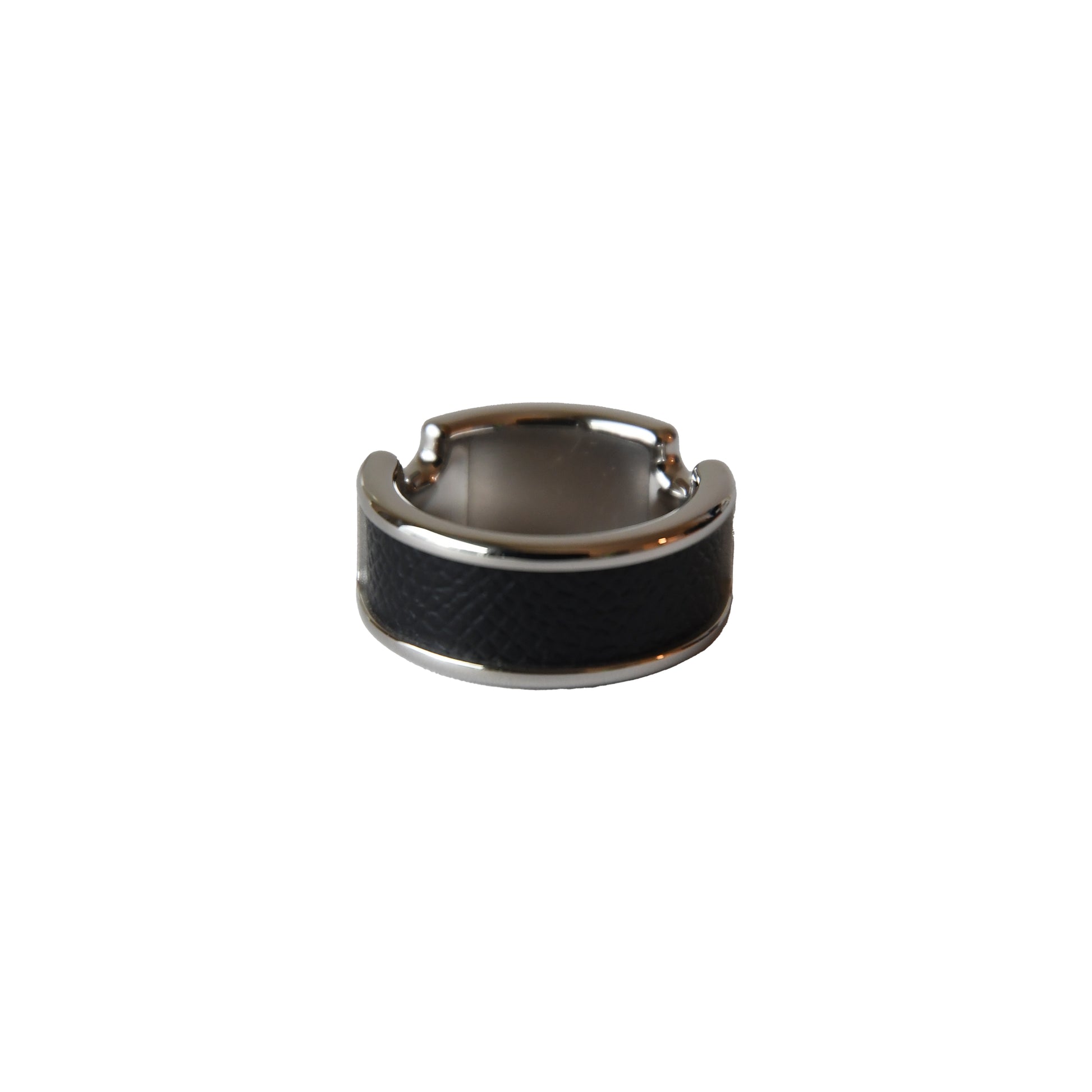 Hermes Olympe Ring Black Silver-NOBLEMARS