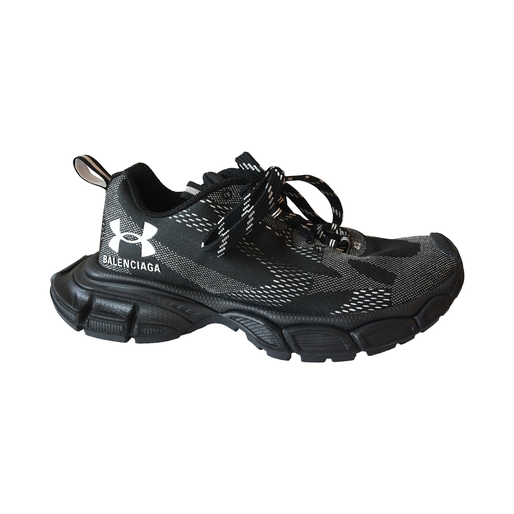 Balenciaga Under Armour 3XL Sneakers Black-NOBLEMARS