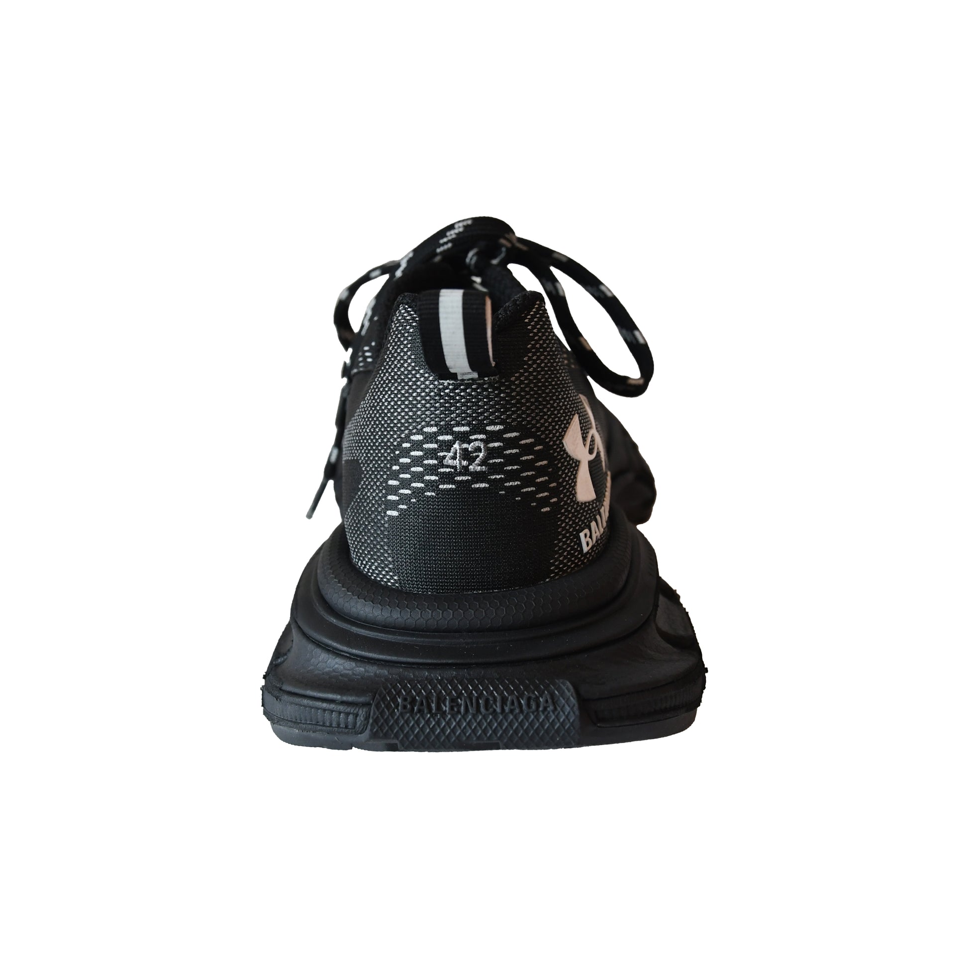 Balenciaga Under Armour 3XL Sneakers Black-NOBLEMARS