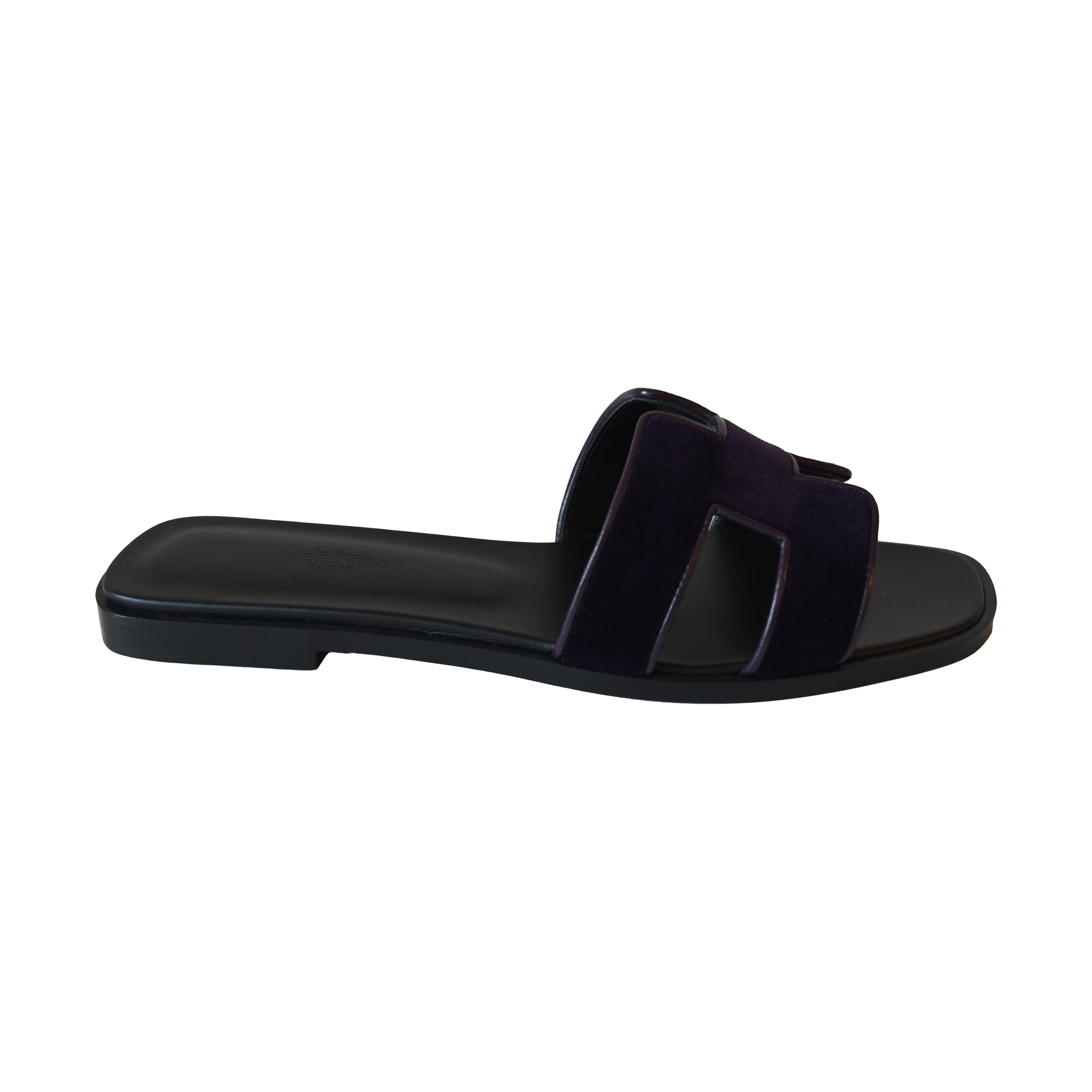 Hermes Oran Sandals Purple-NOBLEMARS