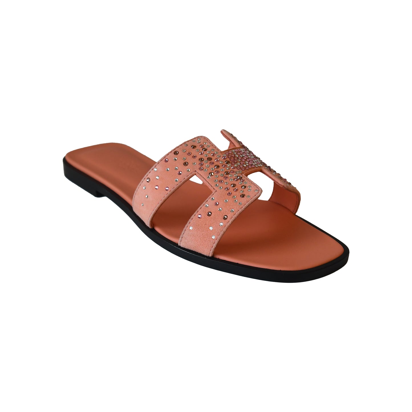 Hermes Oran Sandals Crystal Orange-NOBLEMARS