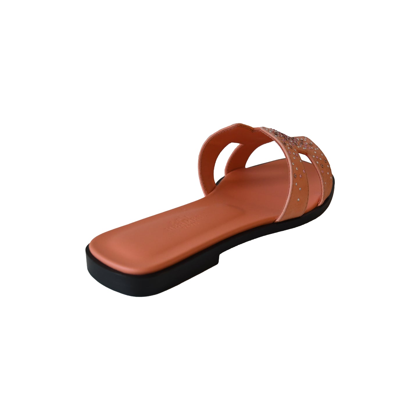 Hermes Oran Sandals Crystal Orange-NOBLEMARS