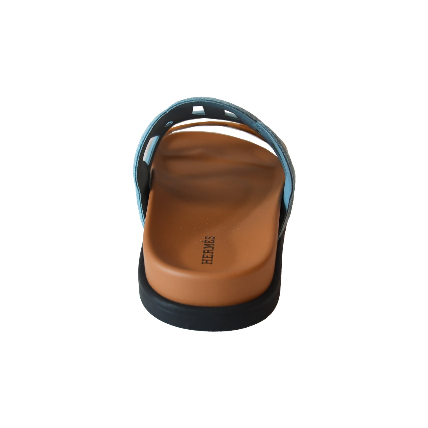 Hermes Extra Sandal Blue Brown-NOBLEMARS