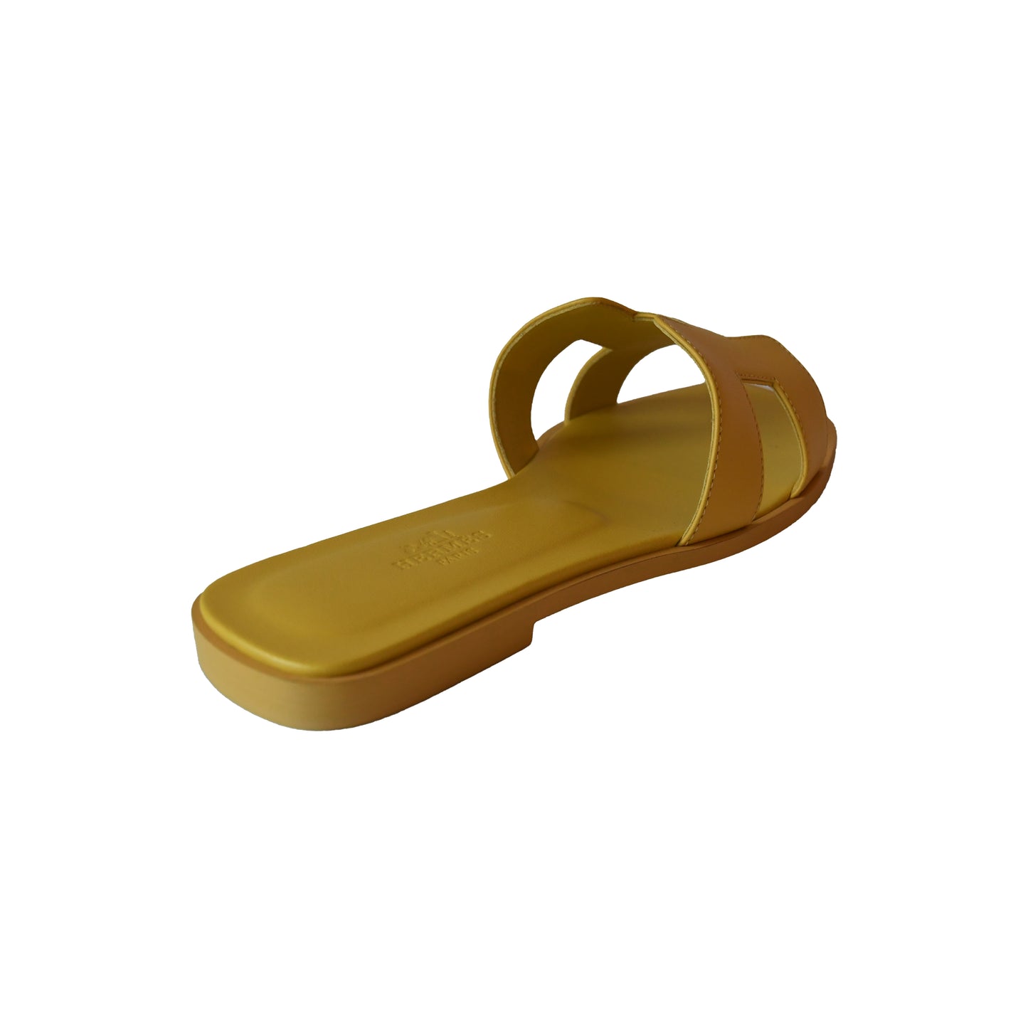 Hermes Oran Sandals Yellow-NOBLEMARS